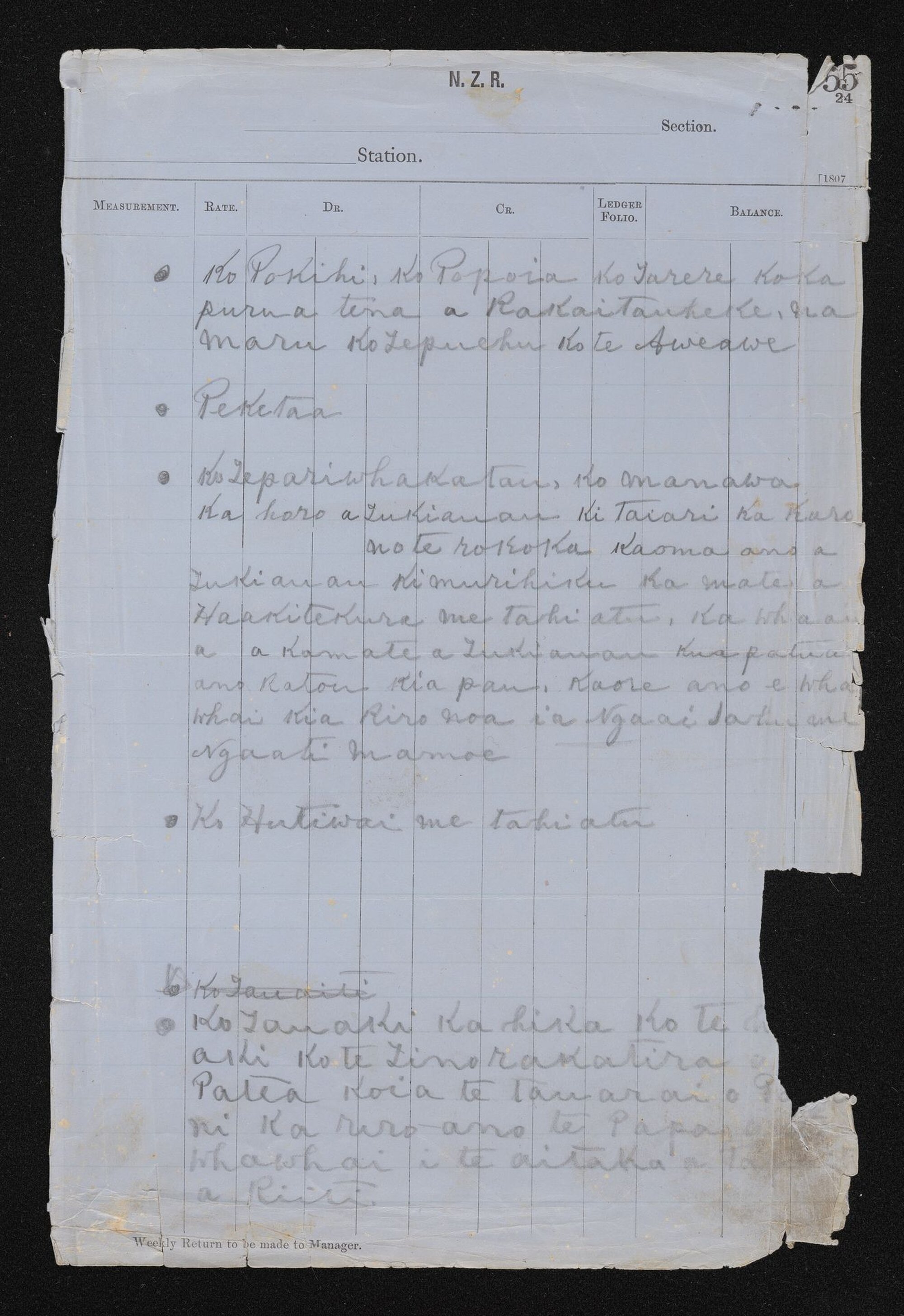 Whakapapa and list of fights
