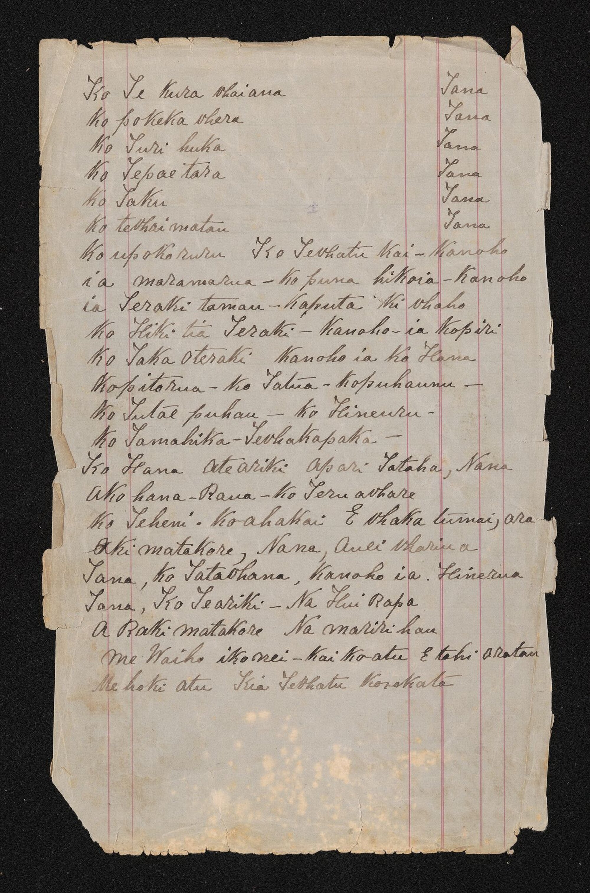 Whakapapa and place names