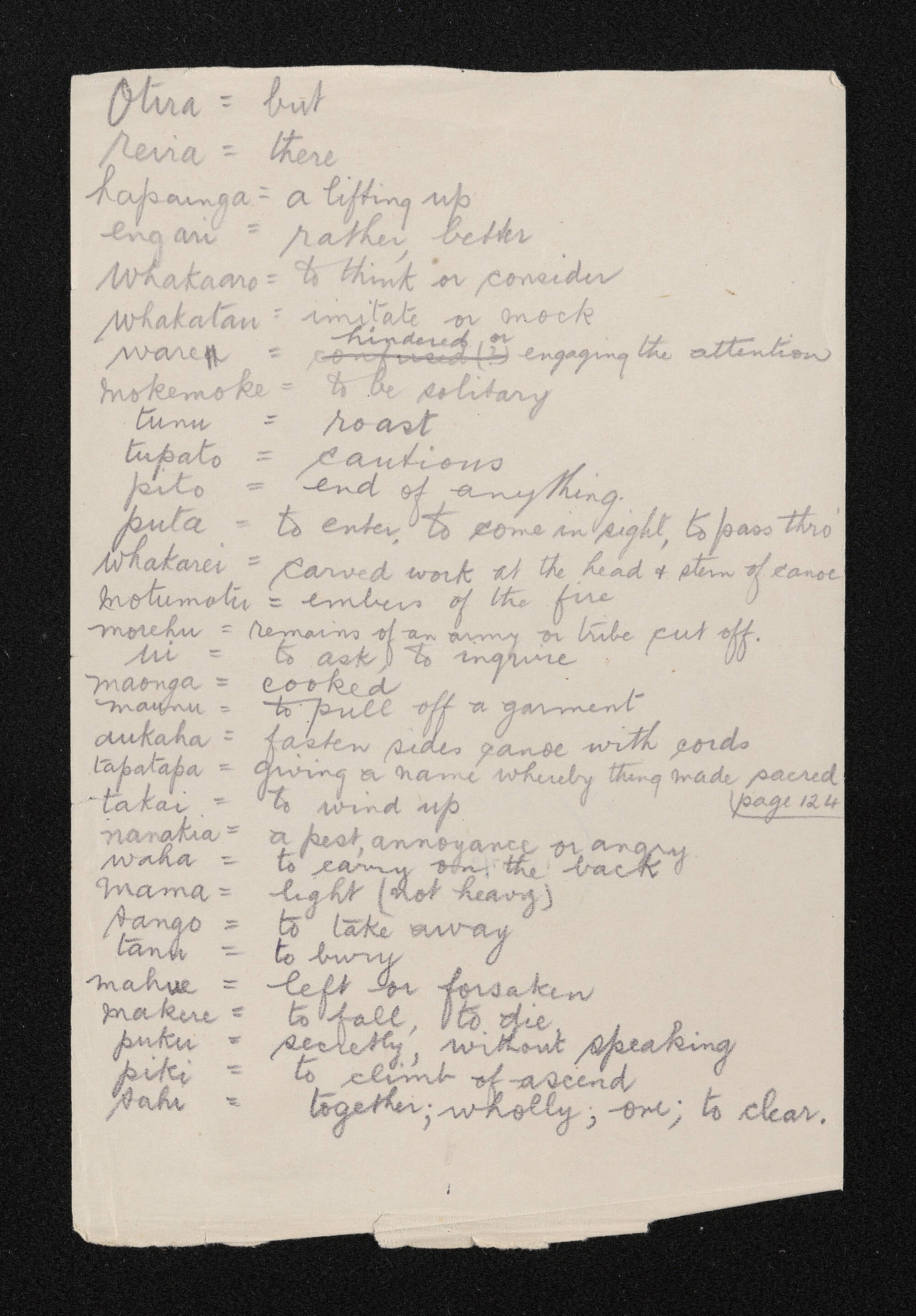 List of Māori words and translations