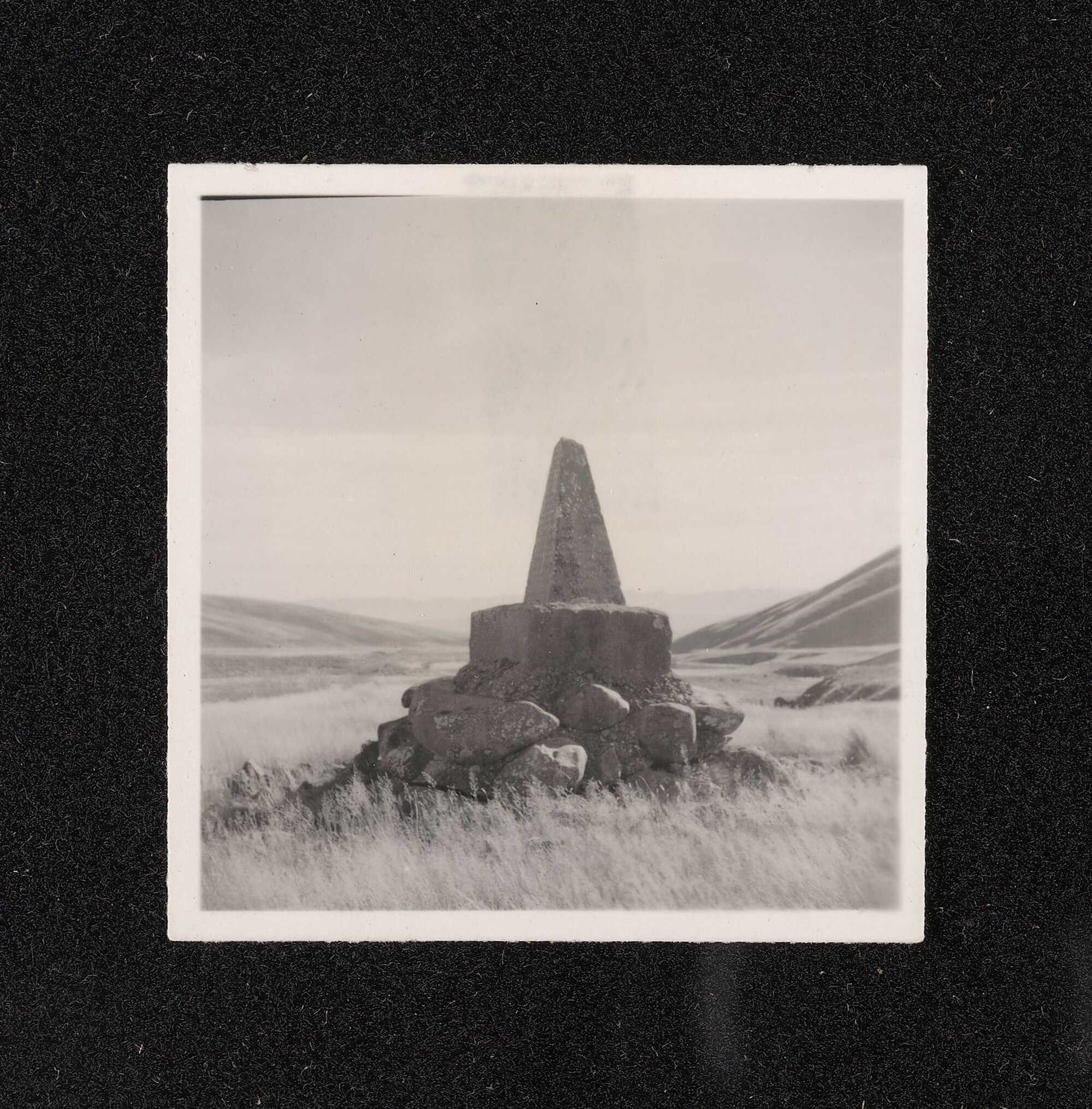 Photograph of monument erected in recognition of James Mackenzie