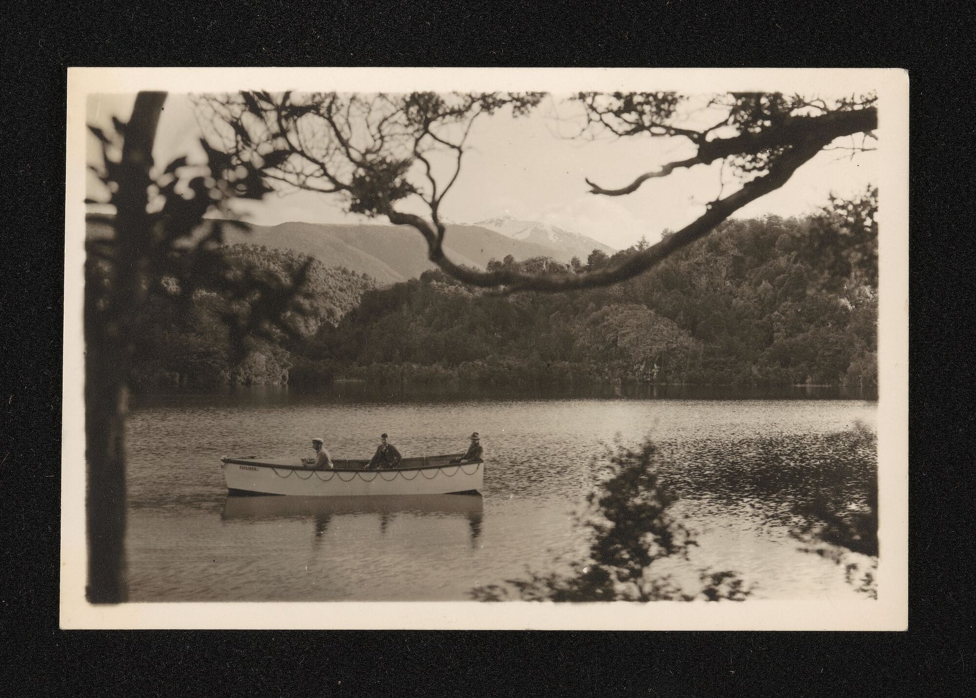 Manuscript of 'I visit Te Anau'