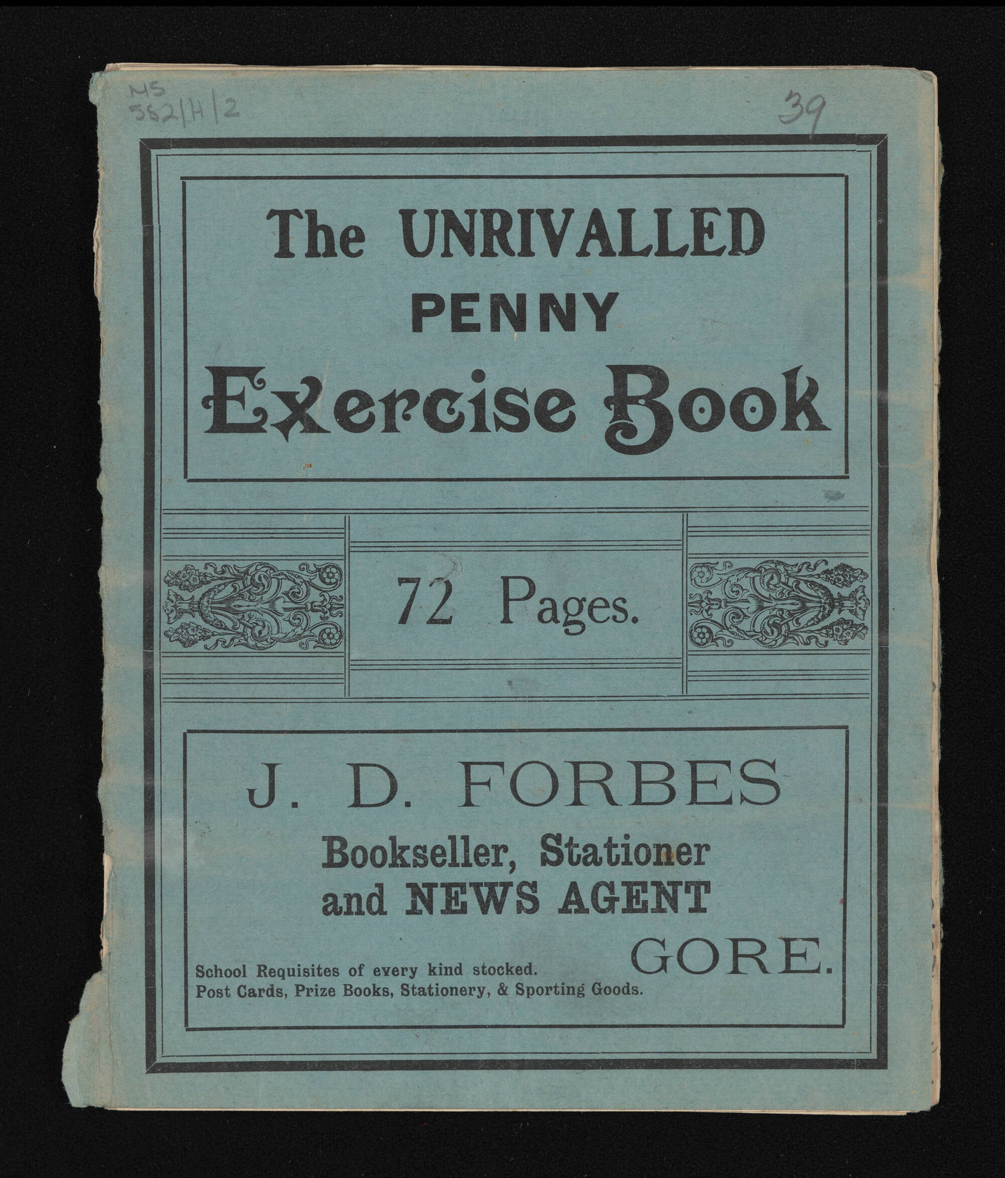 Manuscript of 'Pioneer recollections', part 2, chapter 39