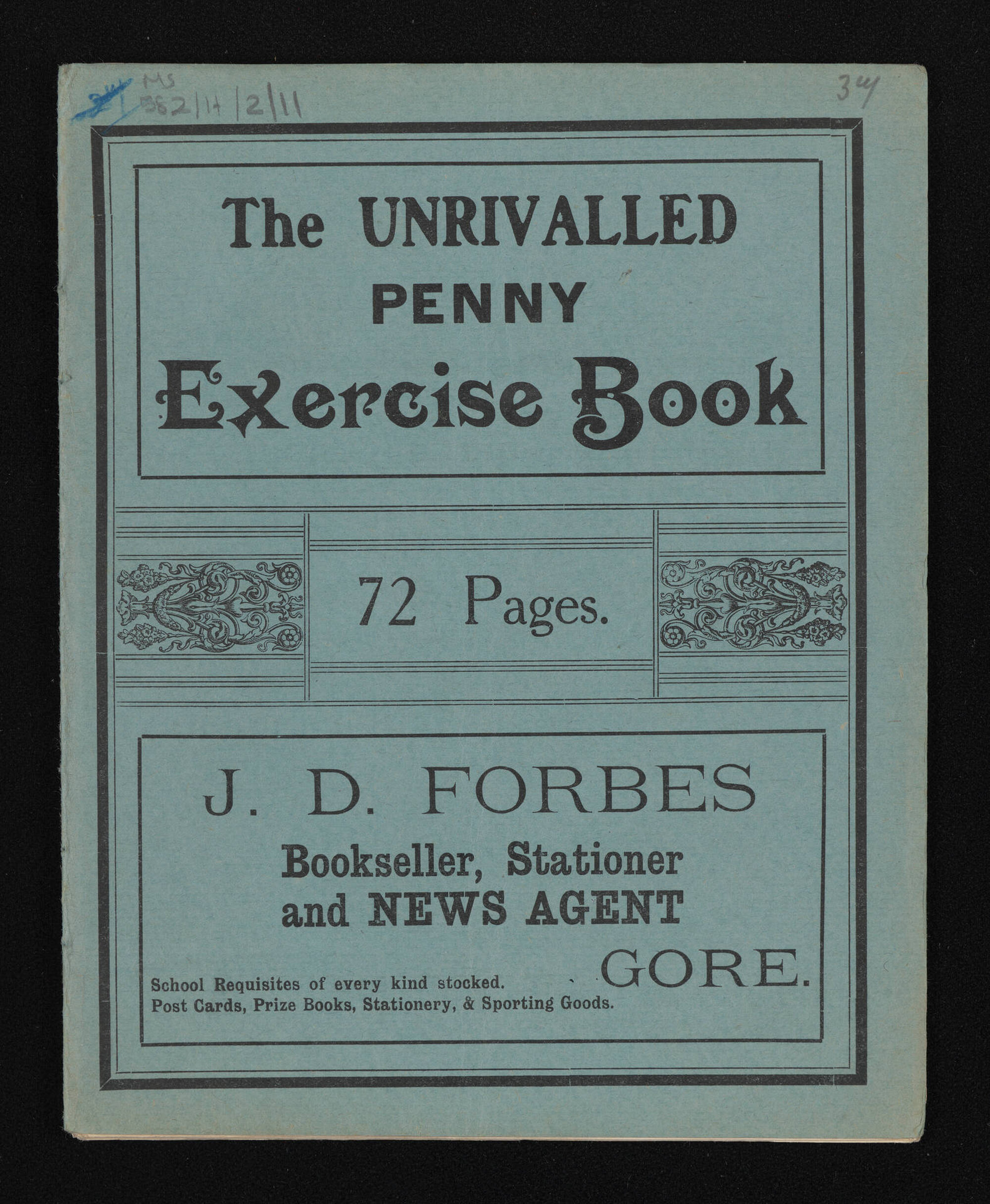 Manuscript of 'Pioneer recollections', part 2, chapter 37