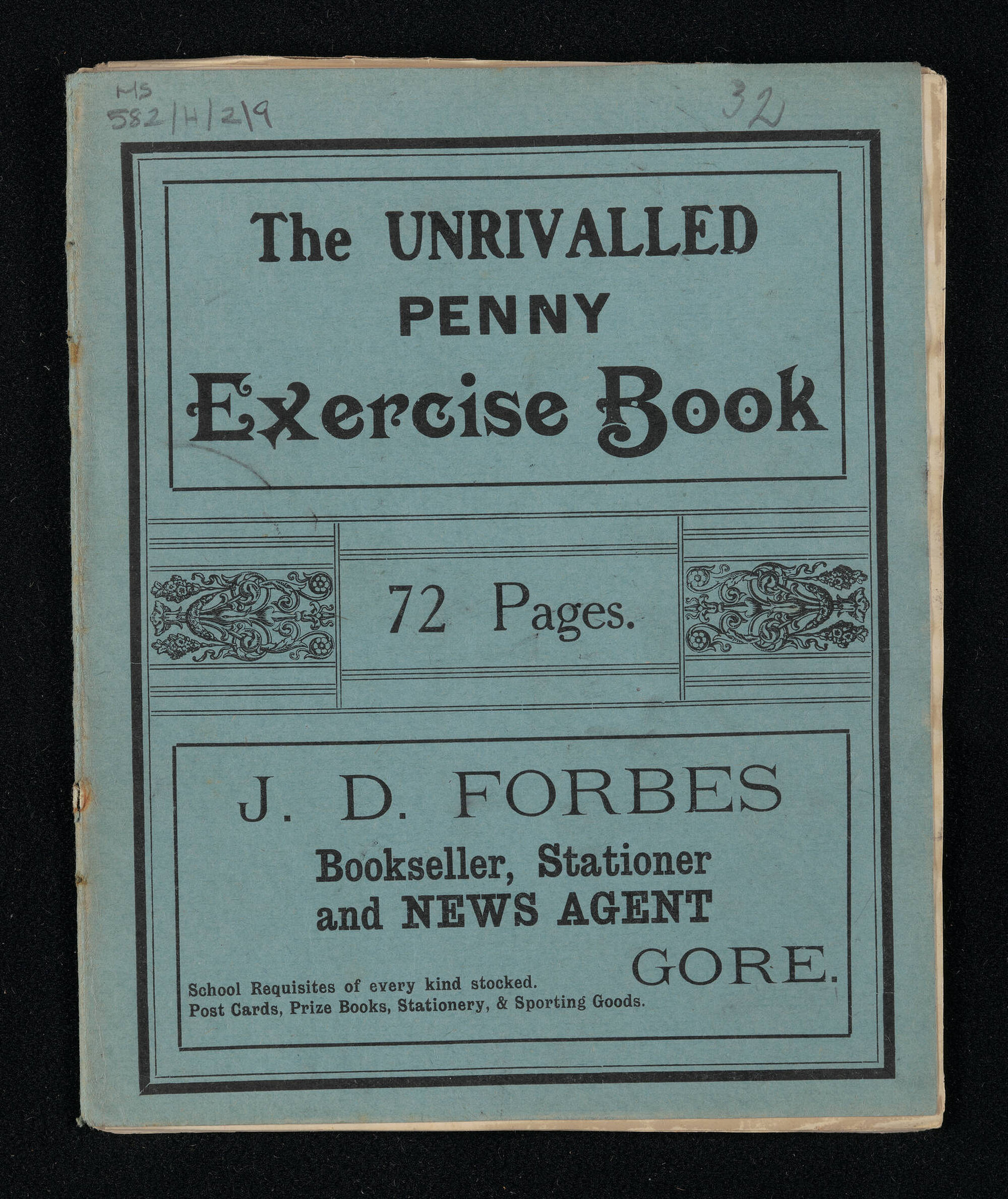 Manuscript of 'Pioneer recollections', part 2, chapter 32