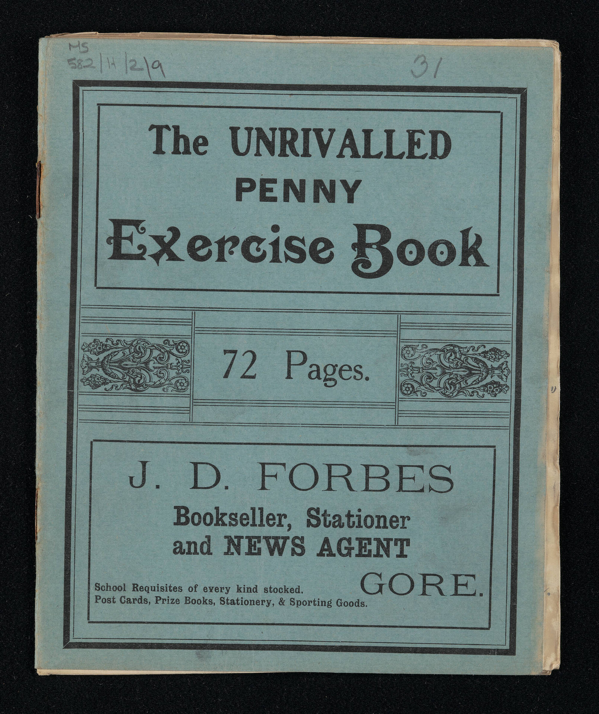 Manuscript of 'Pioneer recollections', part 2, chapter 31