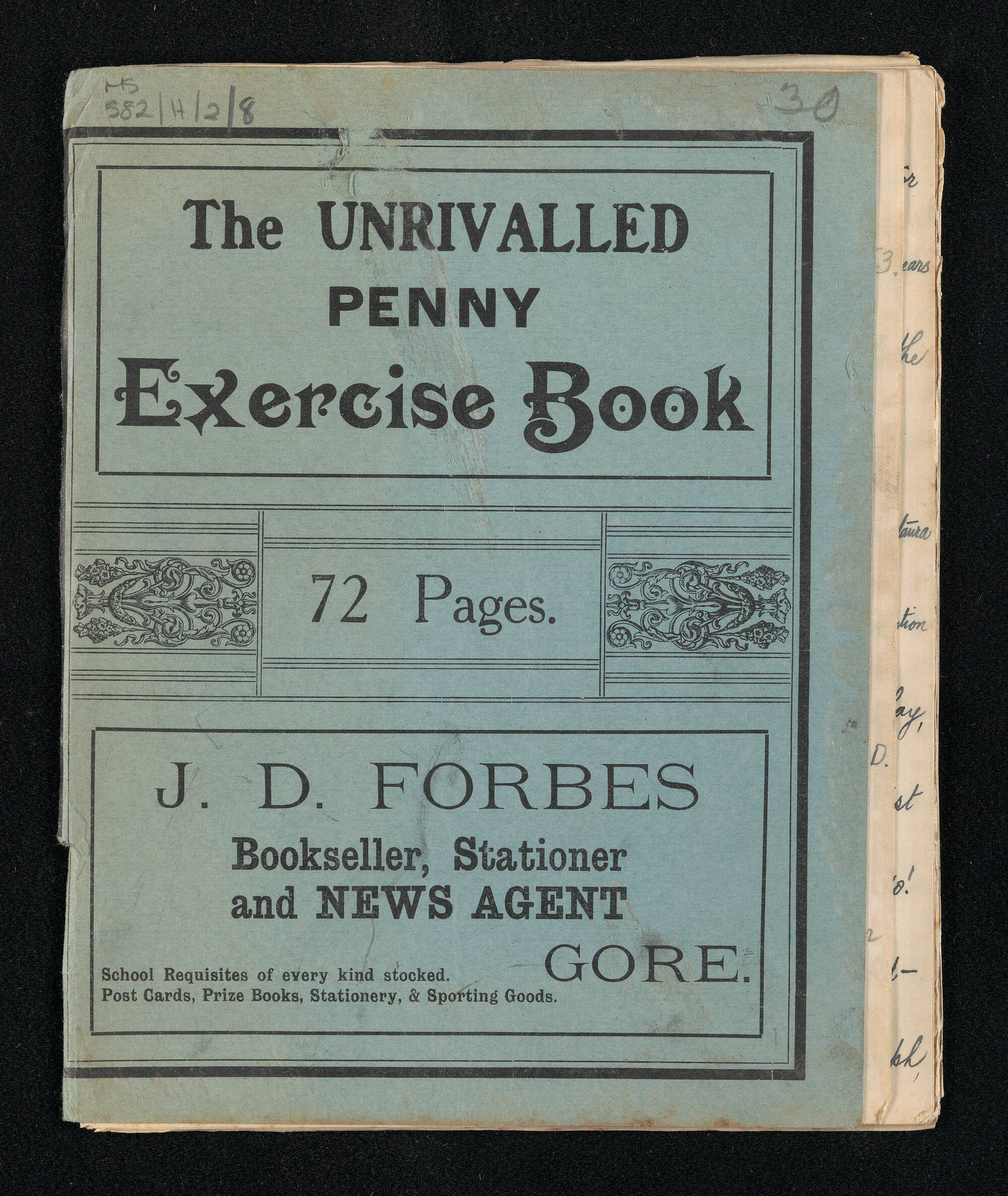 Manuscript of 'Pioneer recollections', part 2, chapter 30