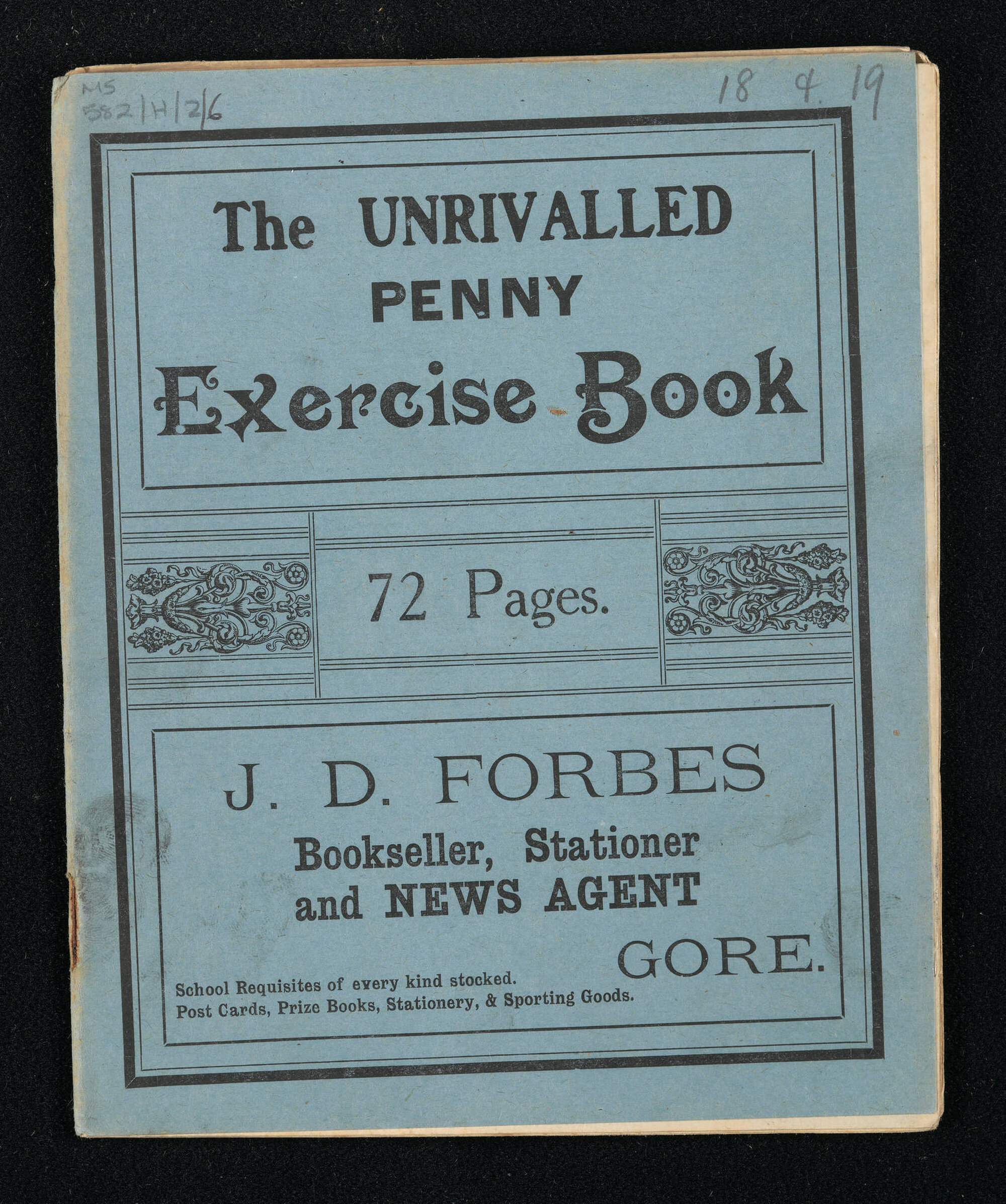 Manuscript of 'Pioneer recollections', part 2, chapters 18-19