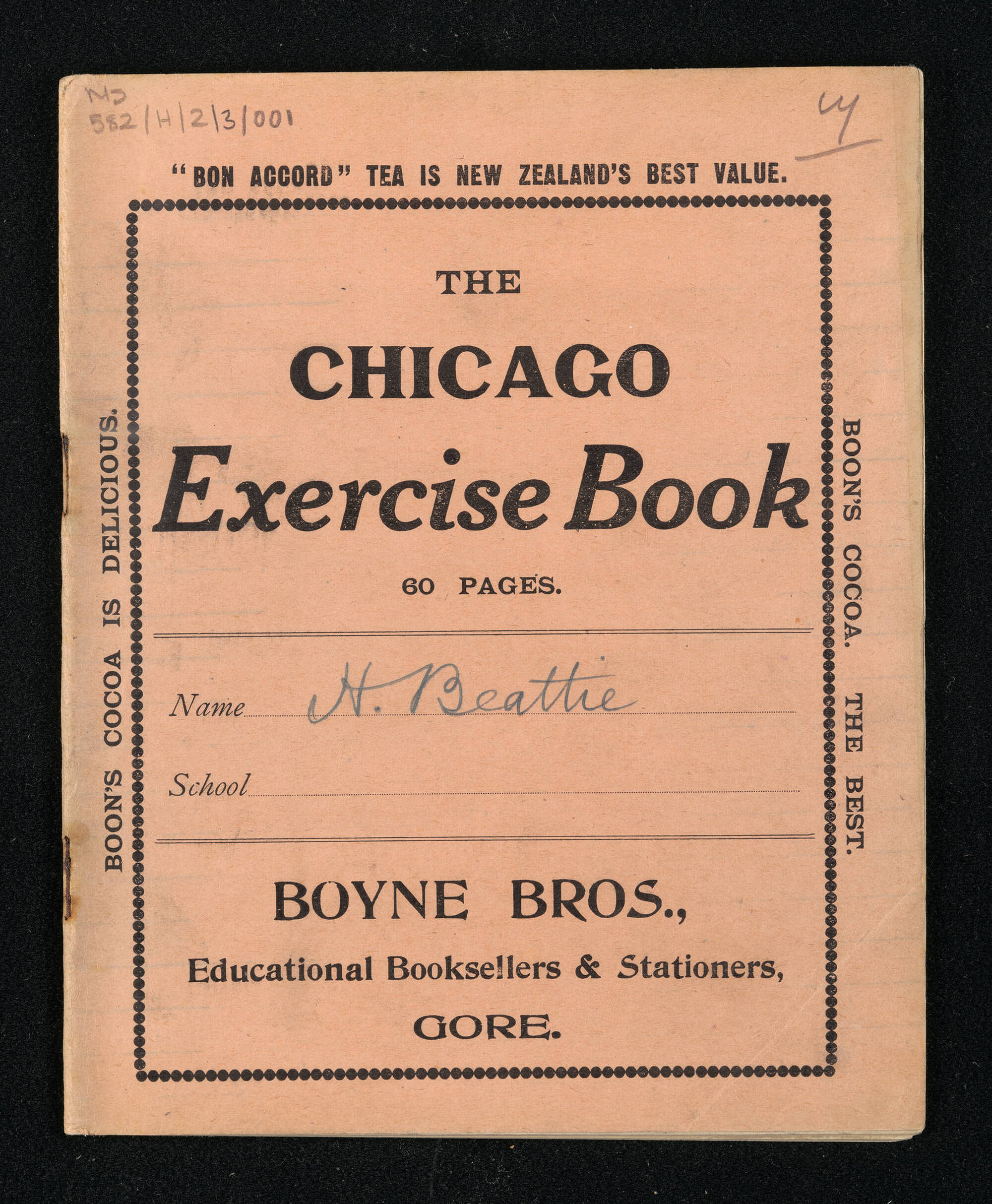 Manuscript of 'Pioneer recollections', part 2, chapter 7