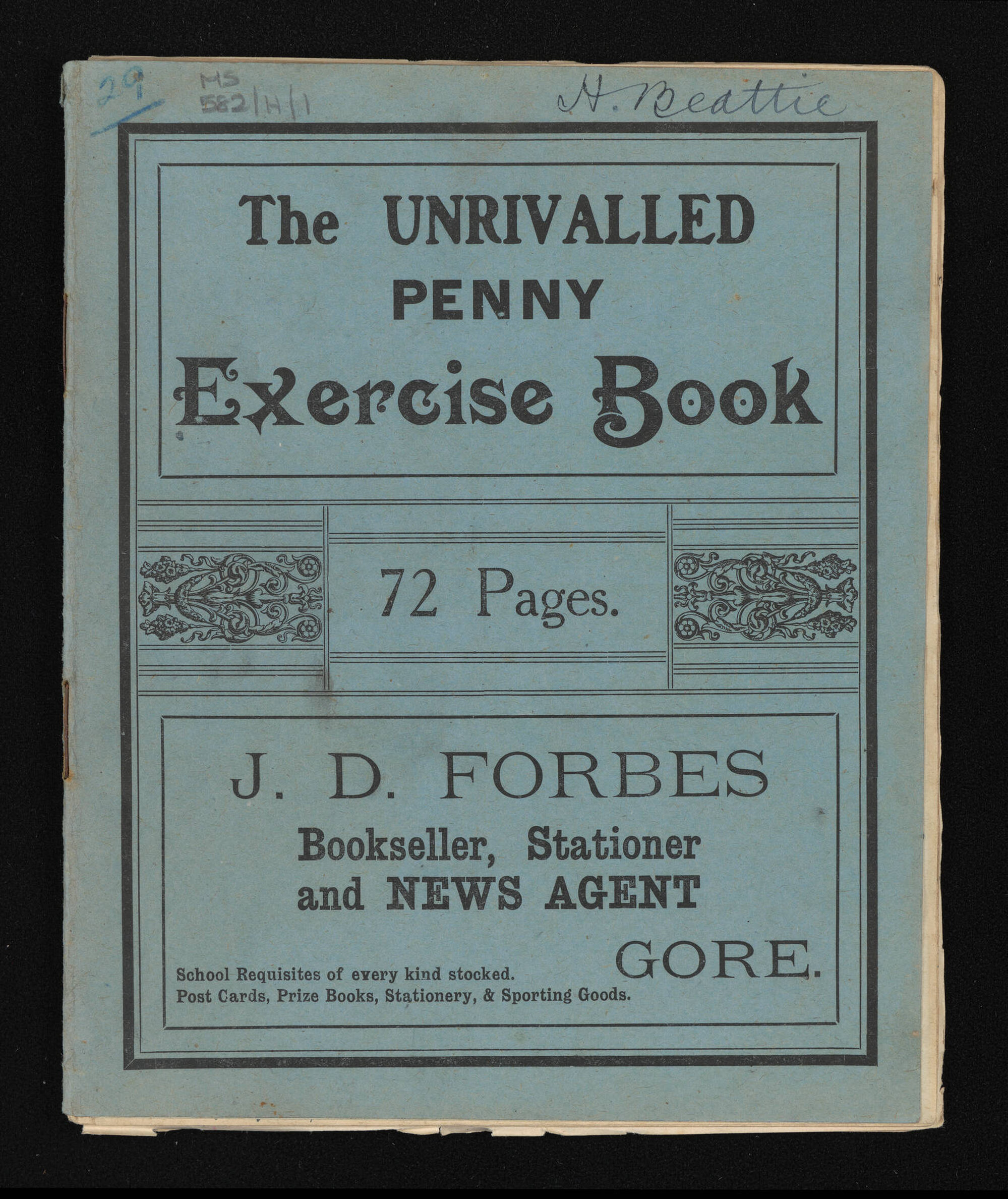 Manuscript of 'Pioneer recollections', part 1, chapter 29