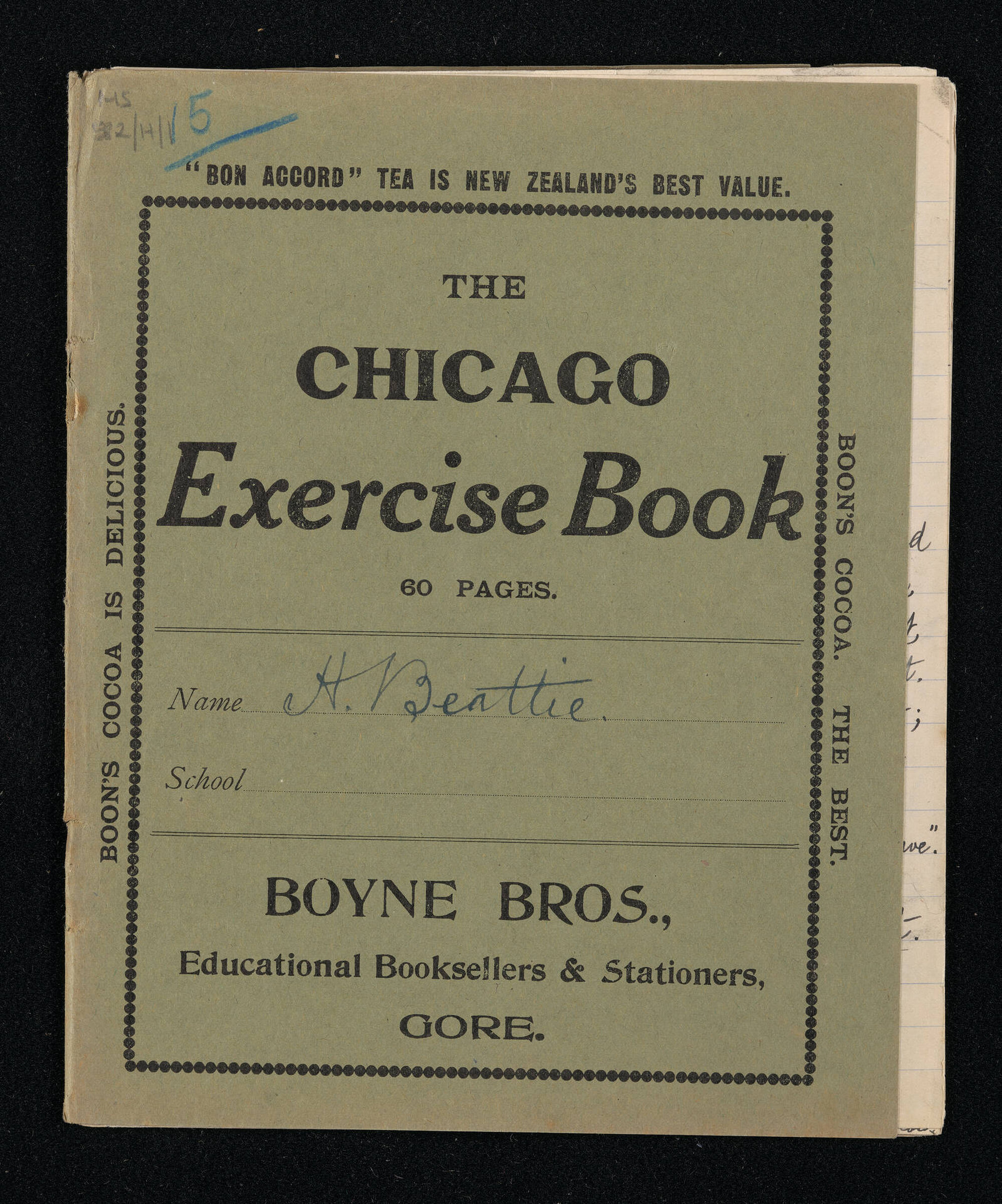 Manuscript of 'Pioneer recollections', part 1, chapter 15