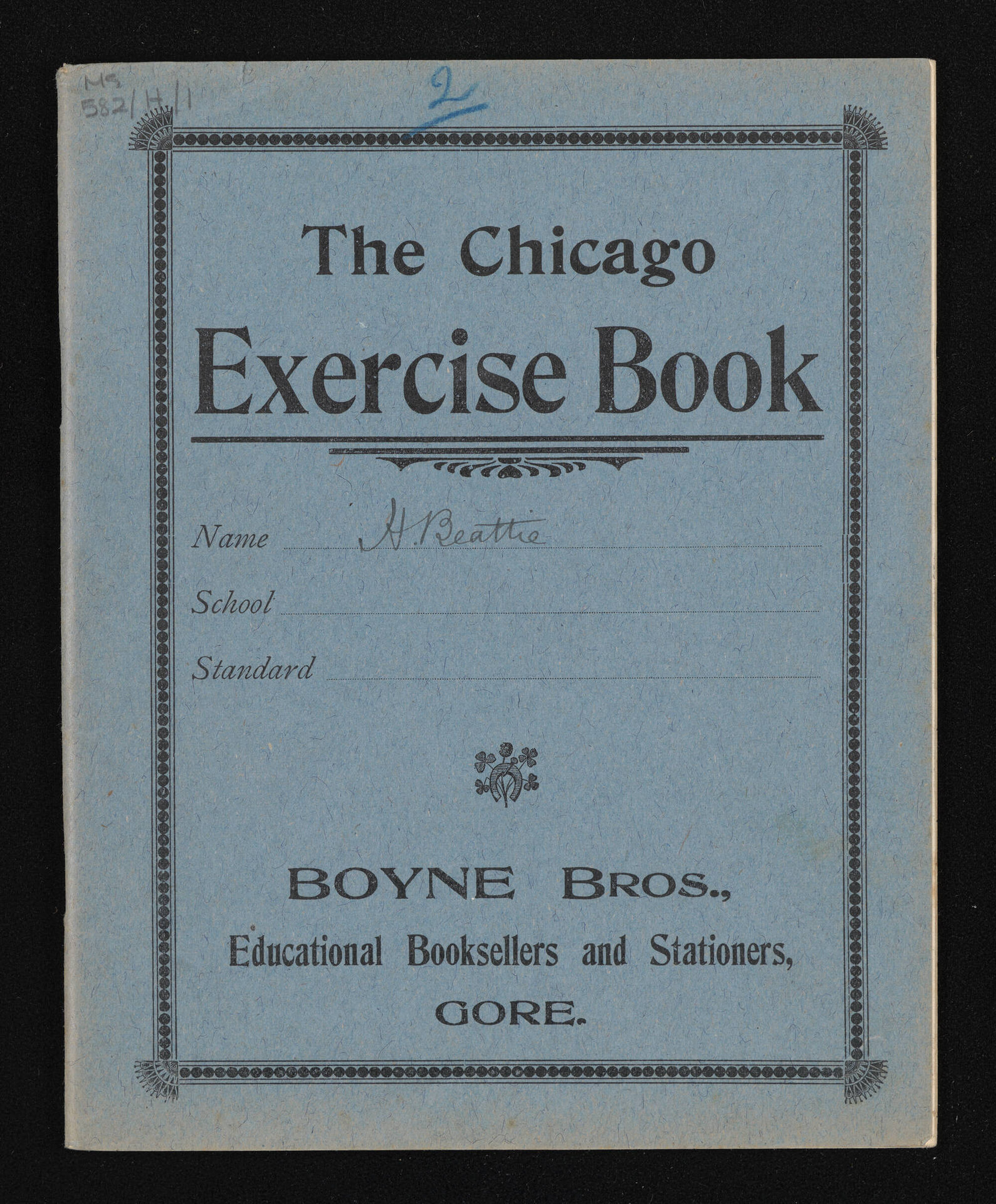 Manuscript of 'Pioneer recollections', part 1, chapter 2