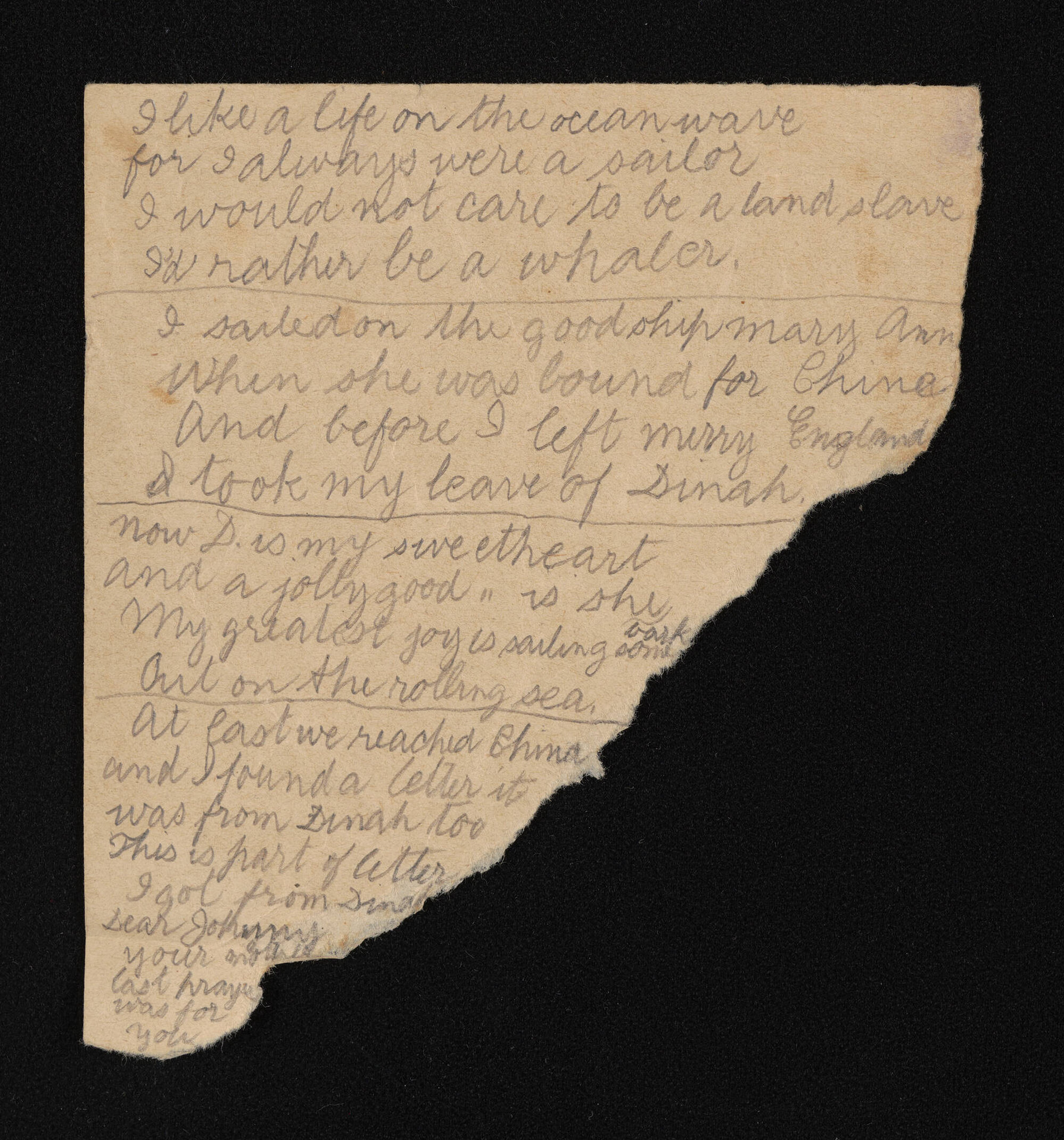 Loose sheets of poetry and verse
