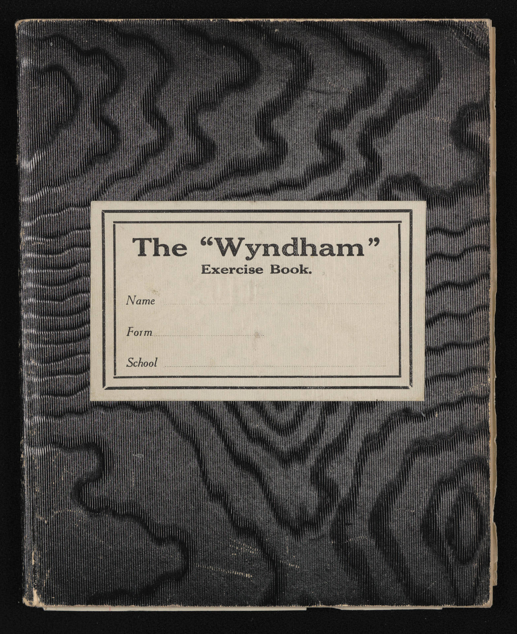 Notebook including poetry and verse