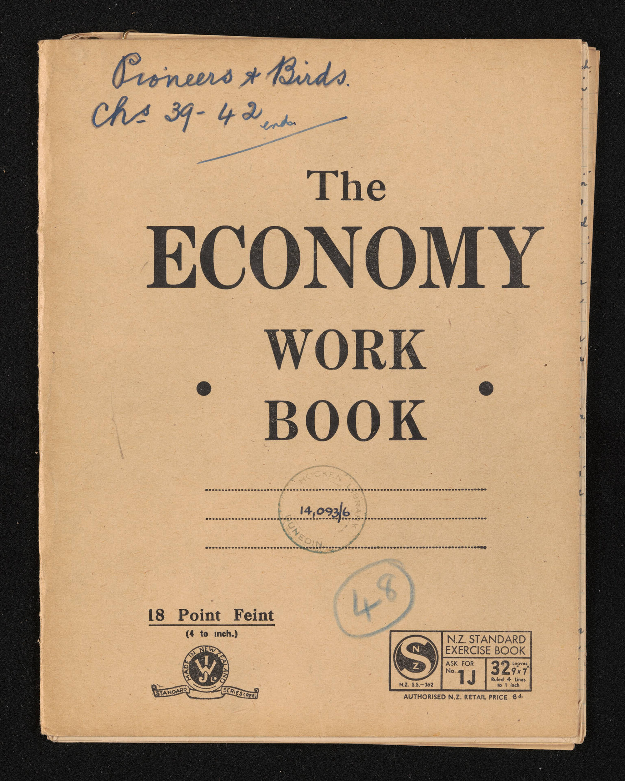 Manuscript entitled, 'Pioneers and birds', chapters 39-42