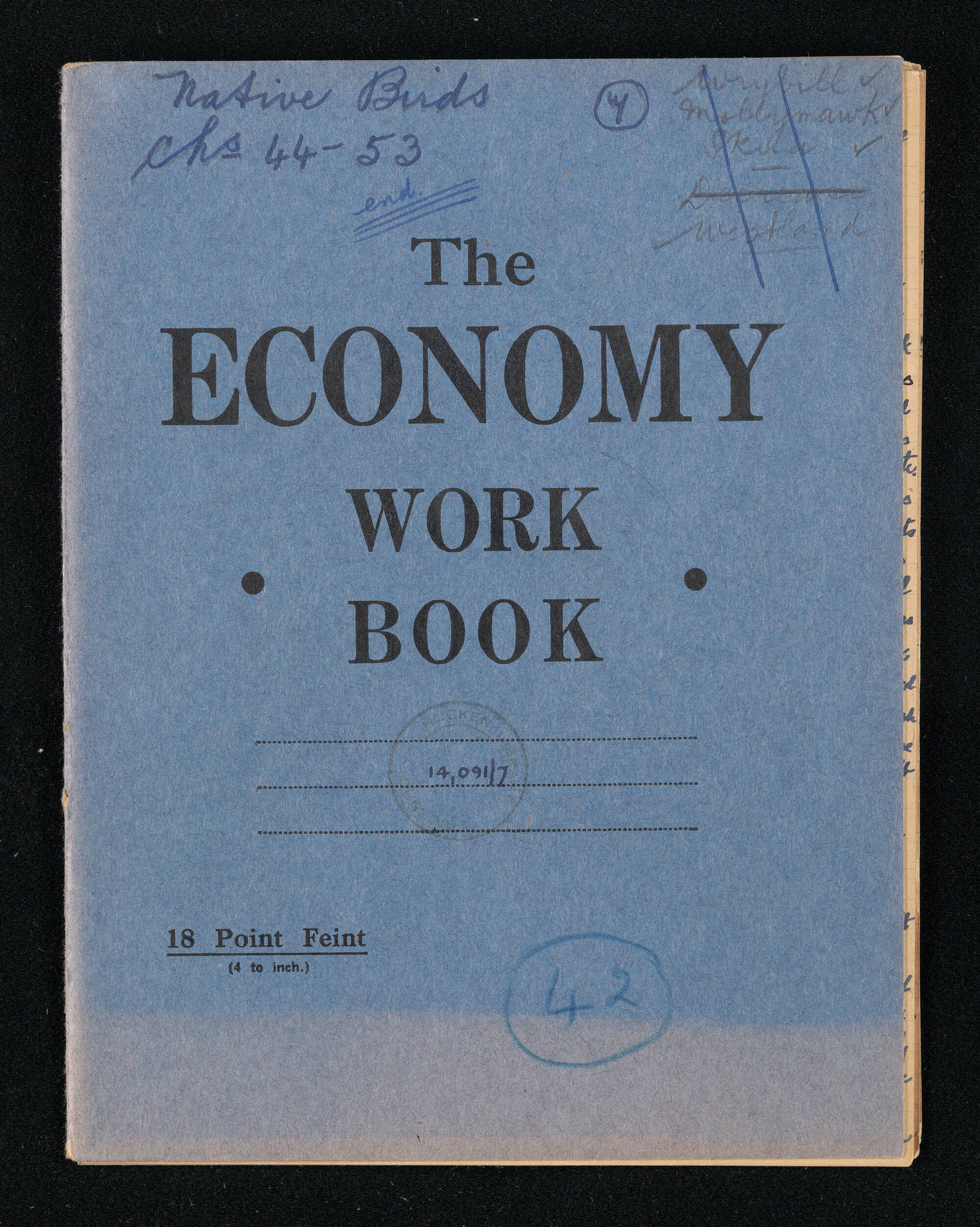 Manuscript entitled 'Native birds', chapters 44-53