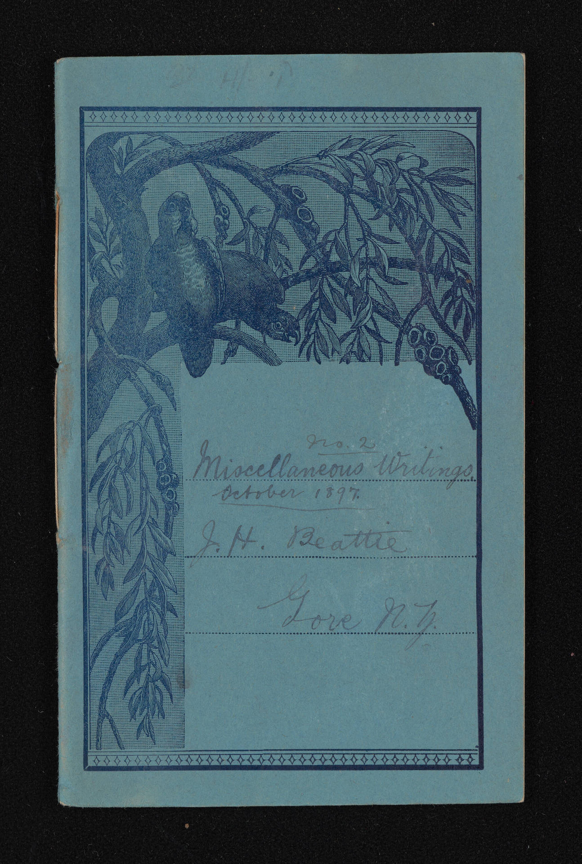 Notebook concerning Herries' schooldays, volume 2