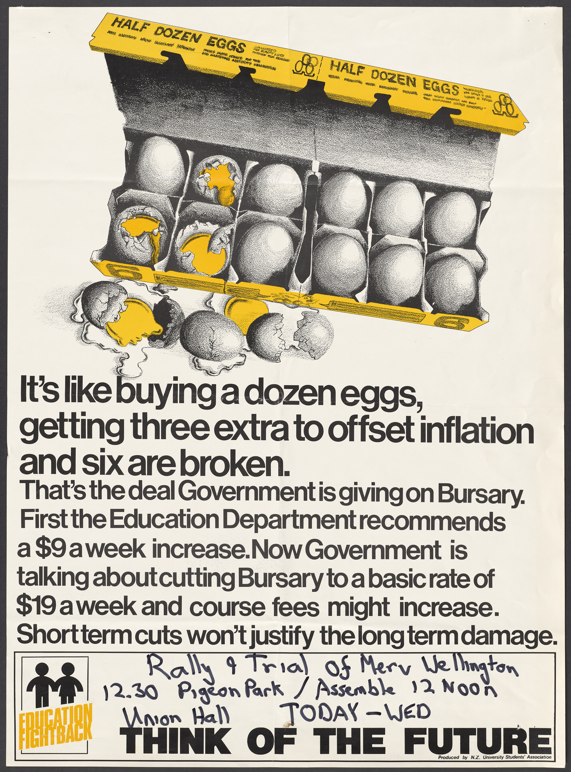 "It's like buying a dozen eggs, getting three extra to offset inflation and six are broken."