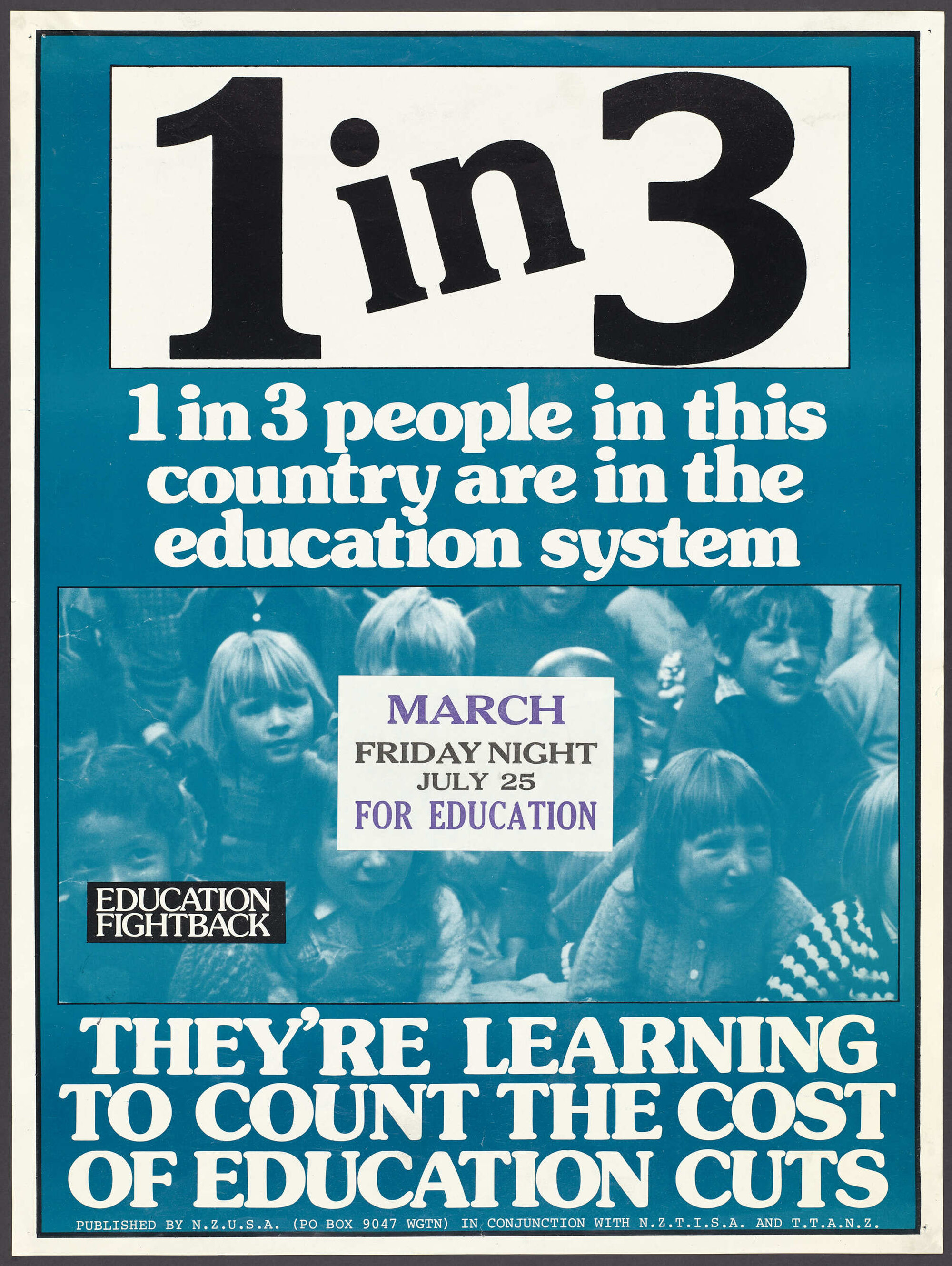 "1 in 3 1 in 3 people in this country are in the education system"