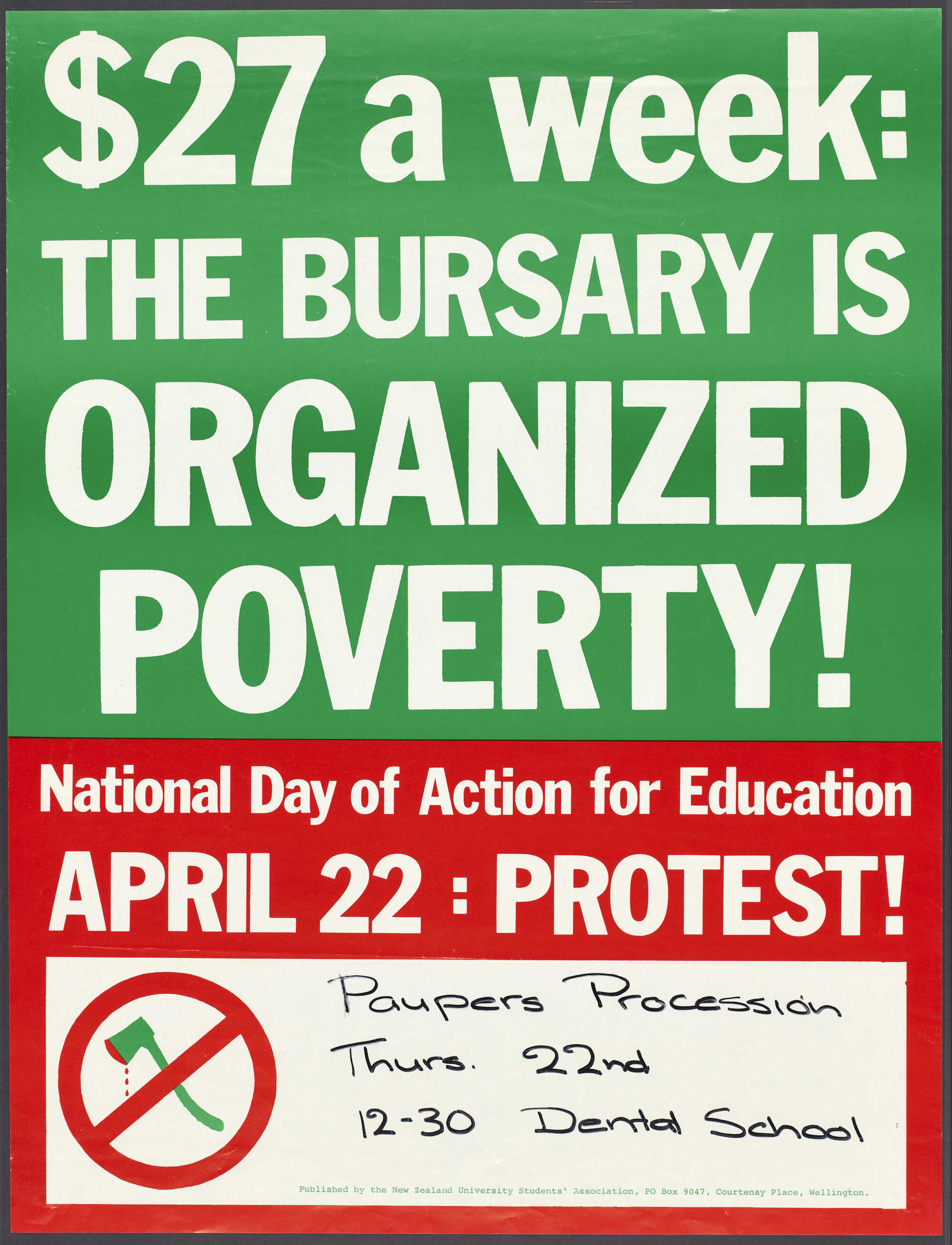 "$27 a week: The Bursary is Organized Poverty!"