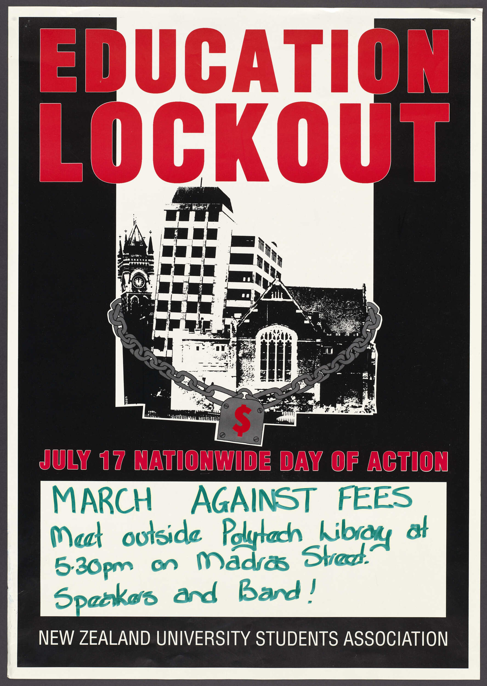 "Education Lockout July 17 Nationwide Day of Action"