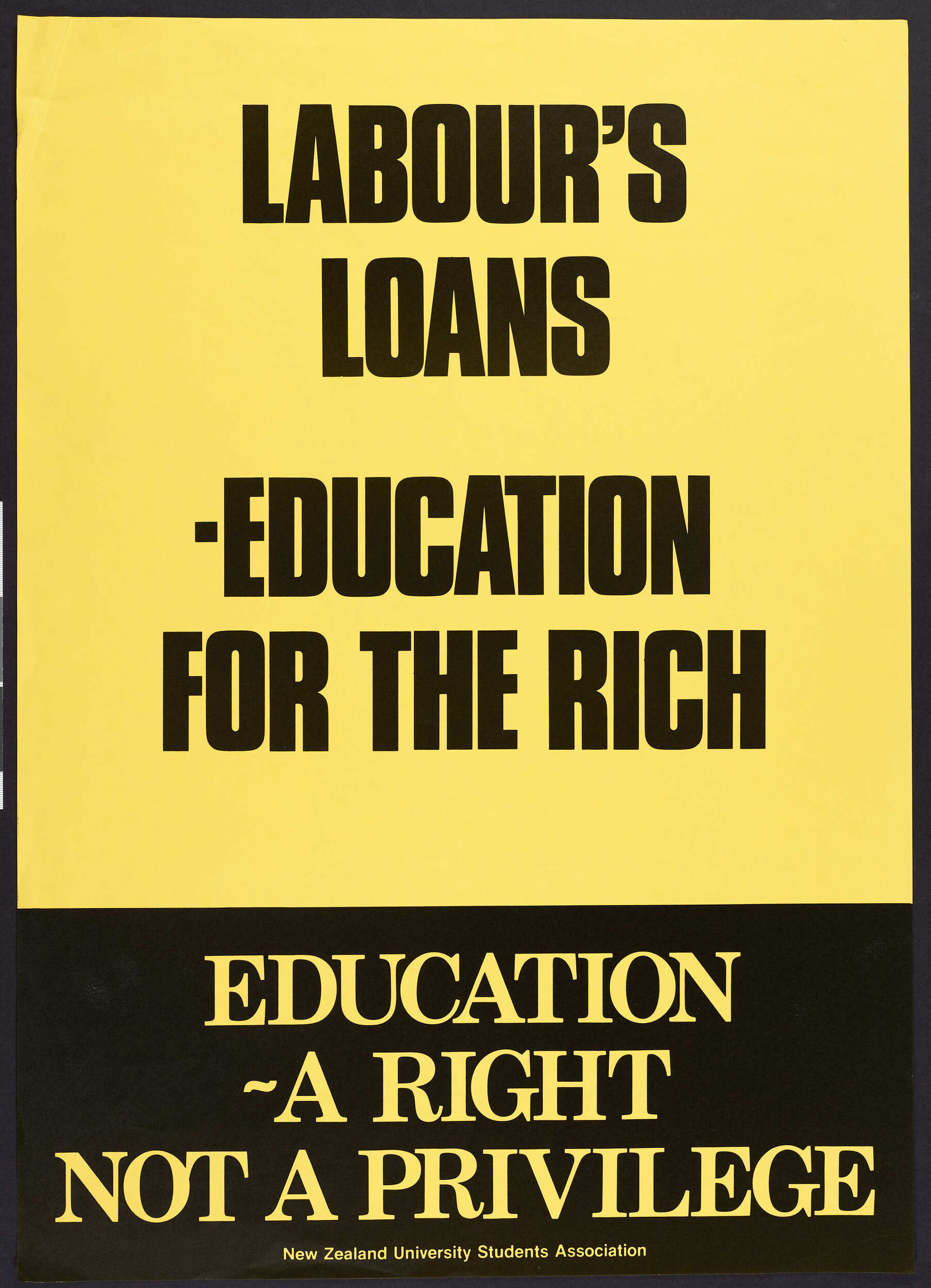 "Labour's Loans - Education For The Rich"