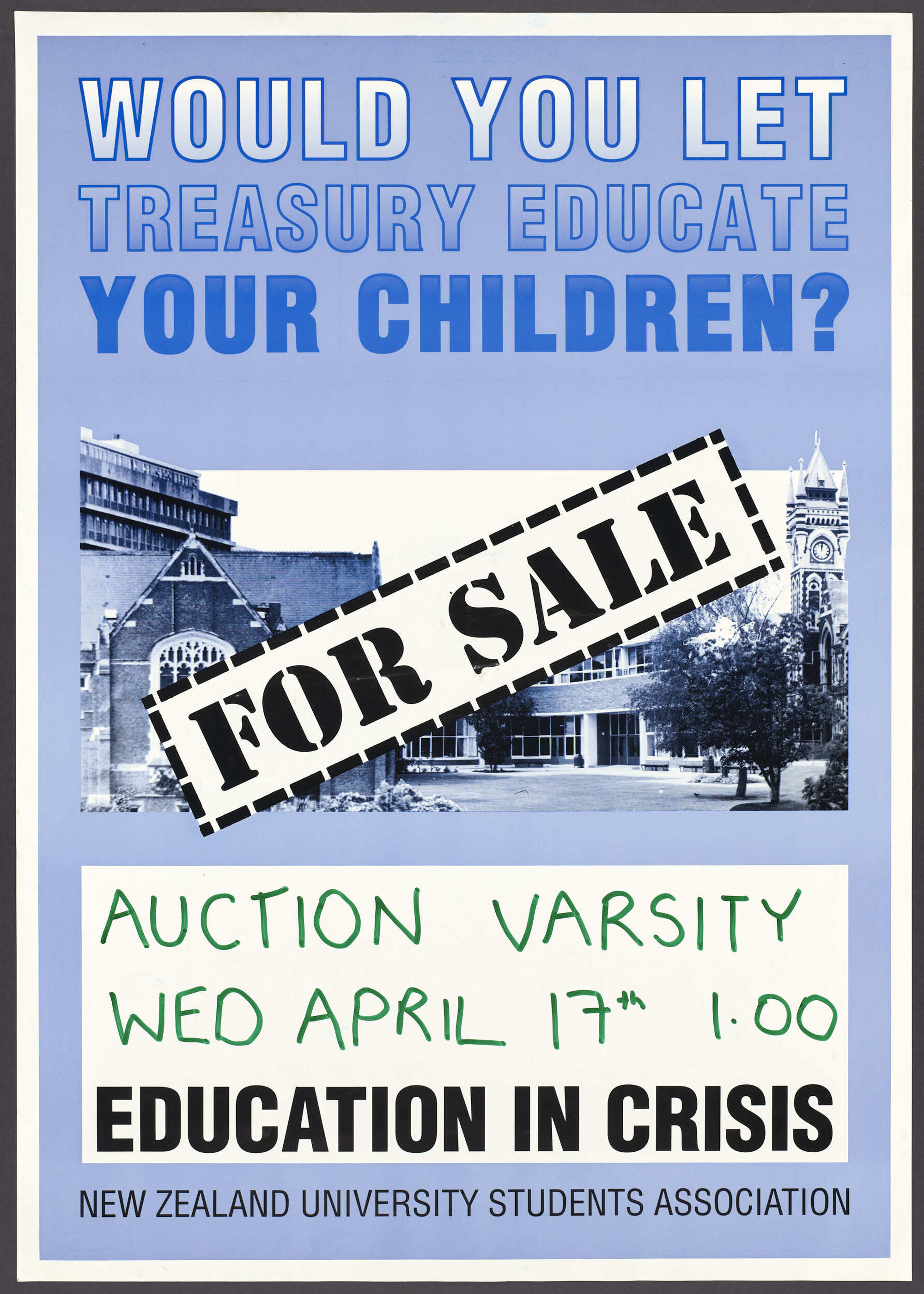 "Would You Let Treasury Educate Your Children?"