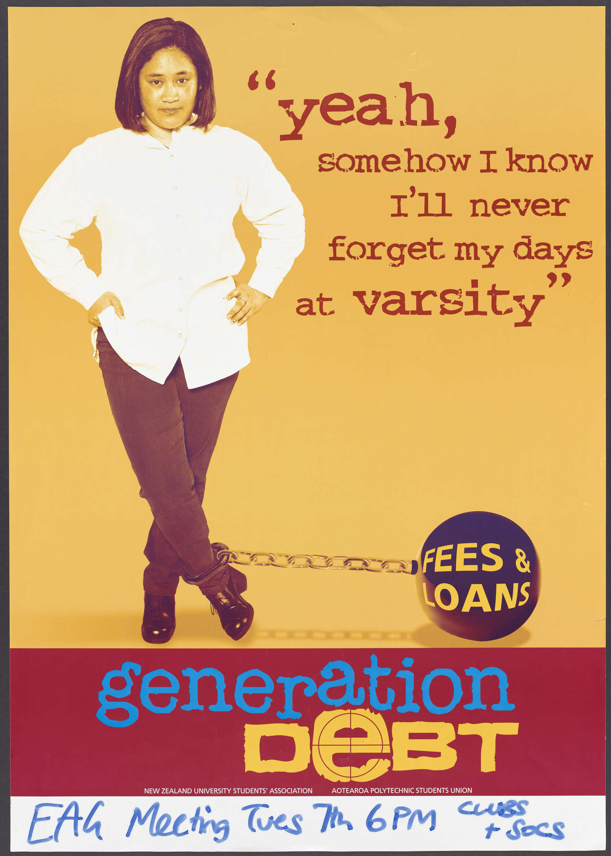 "yeah, somehow I know I'll never forget my days at varsity"