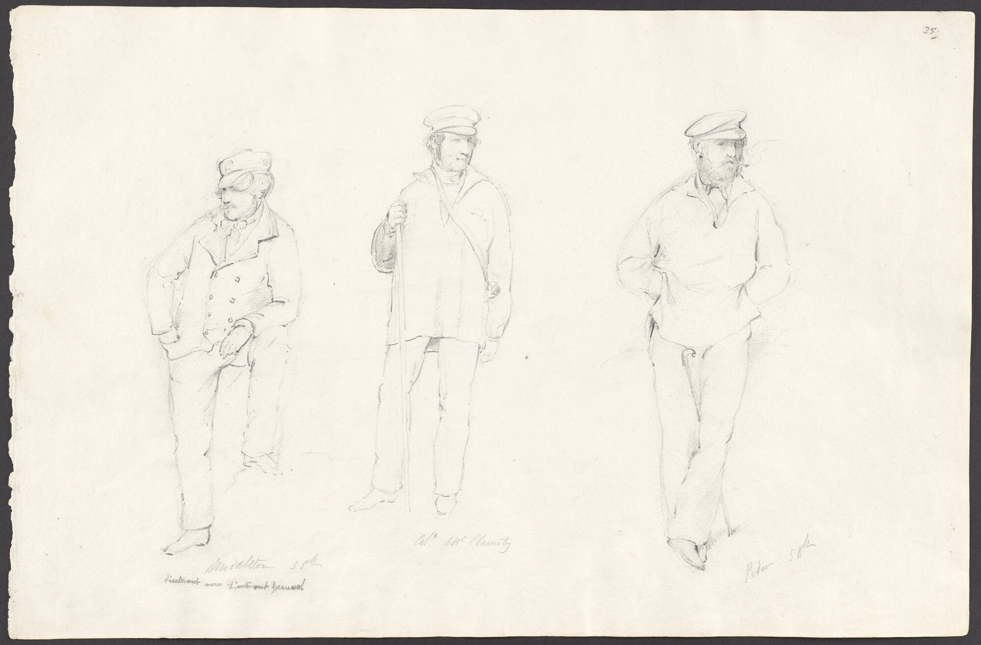 Lieutenant-General Middleton 58th, Colonel McCleverty, Peder 58th