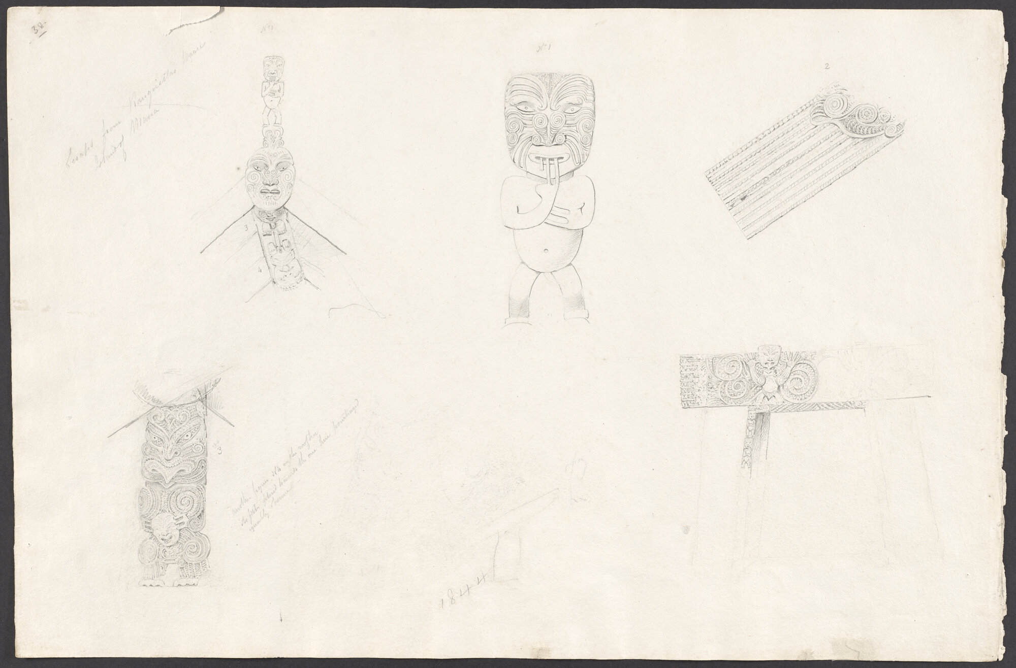 Scraps from Rangiaetta&rsquo;s warre Island of Mana