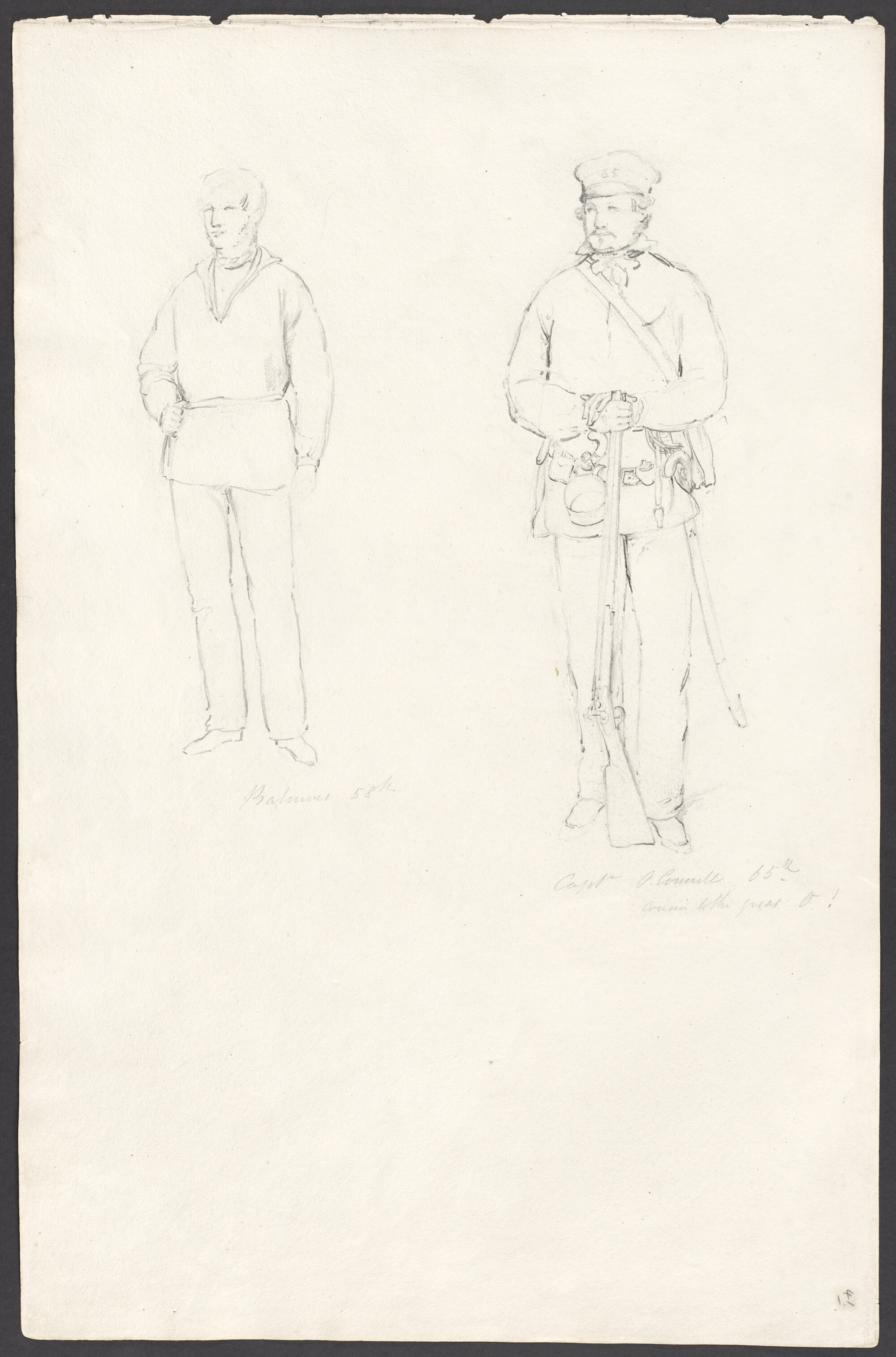 Balmuir 58th. Captain O&rsquo;Connell, 65th, cousin to the great O