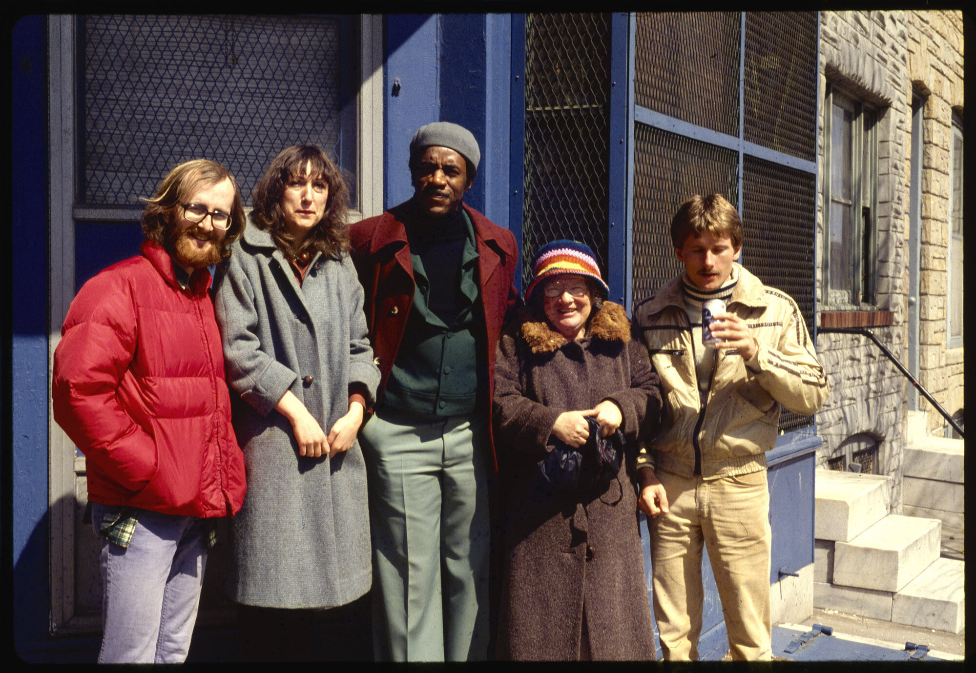 Group at Baltimore, including Janet Frame