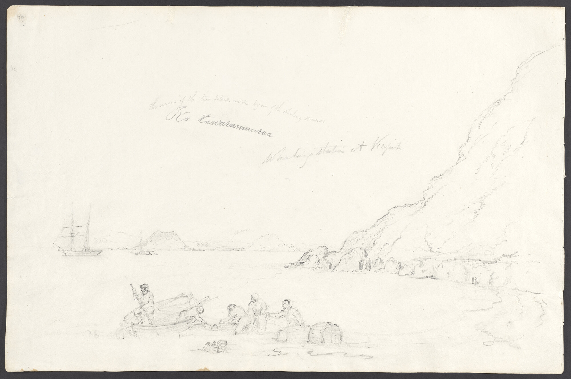Ko Tawaramaurea whaling station at Kapiti