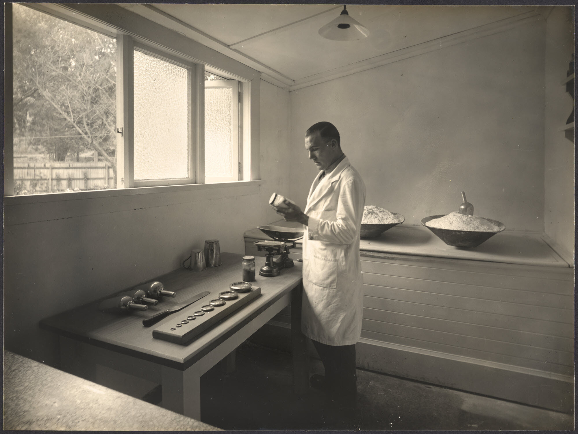 Laboratory, where the match ingredients are prepared prior to mixing