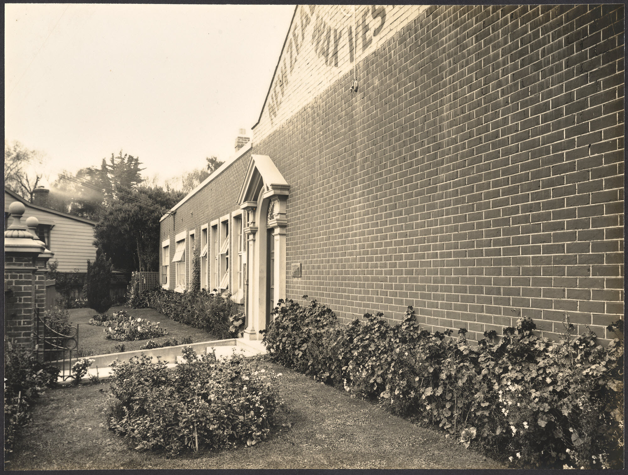 Approach of Works from the West Side Showing General View of Garden
