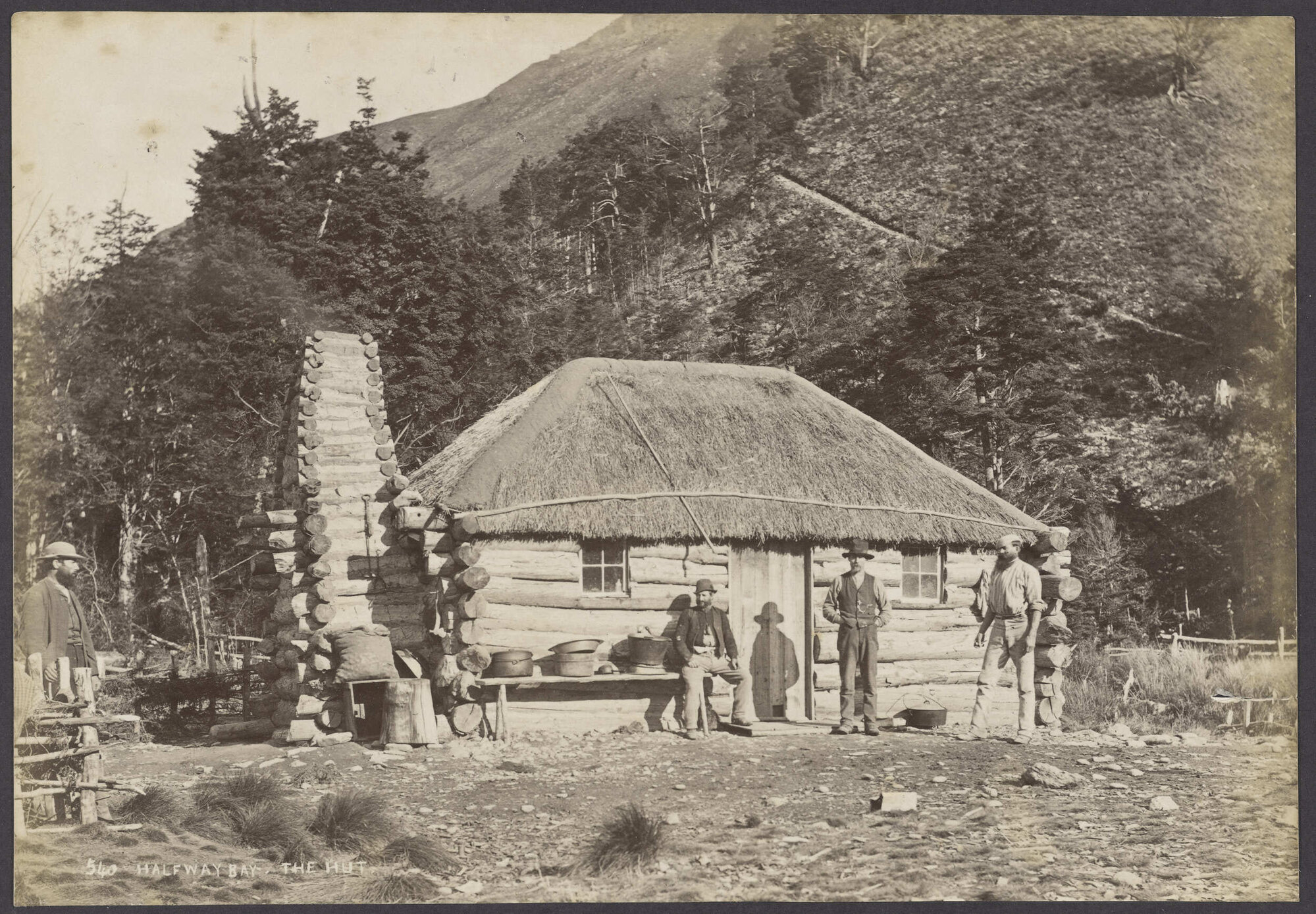 Halfway Bay. The Hut.