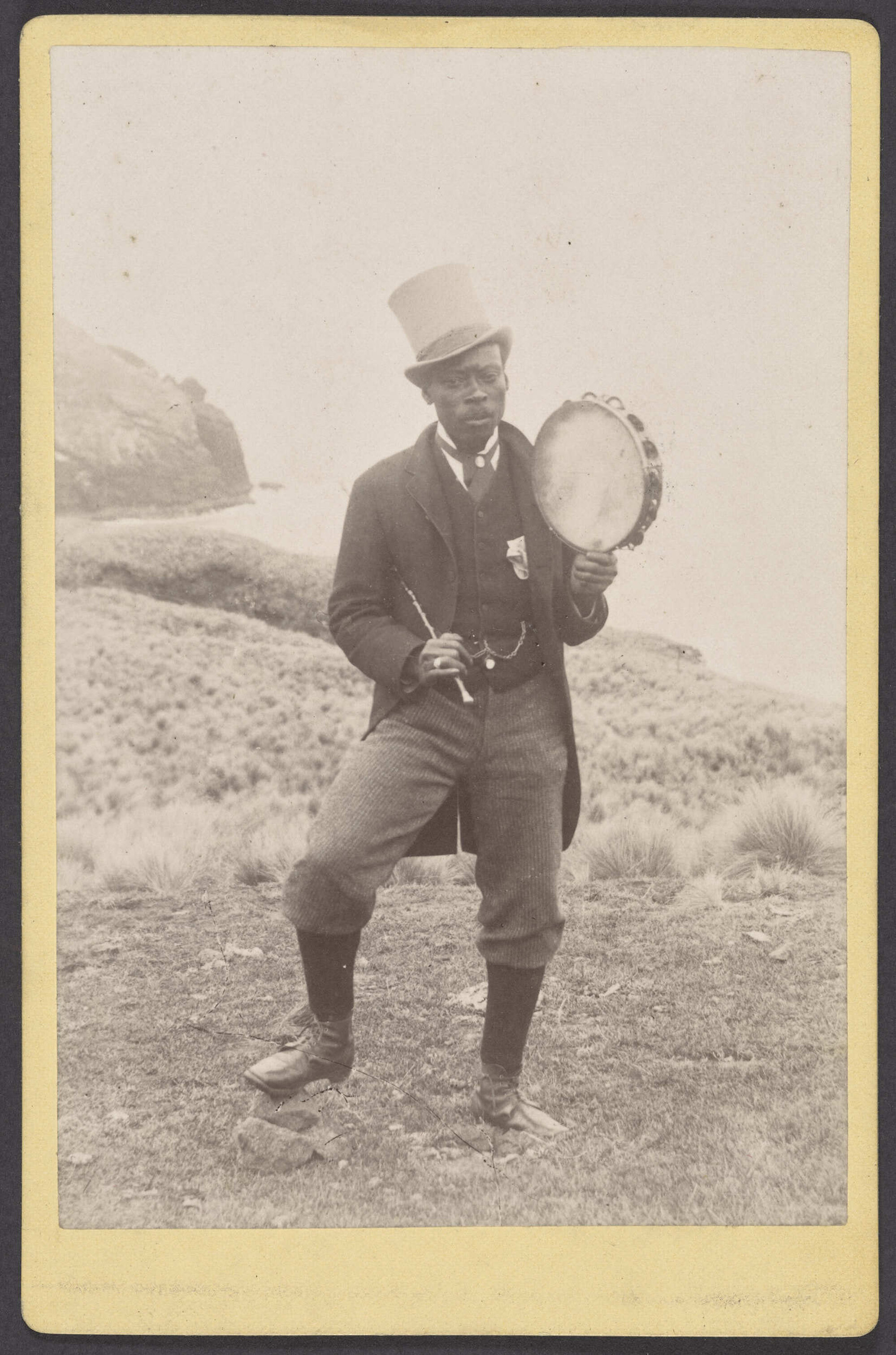 Portrait of unknown musician