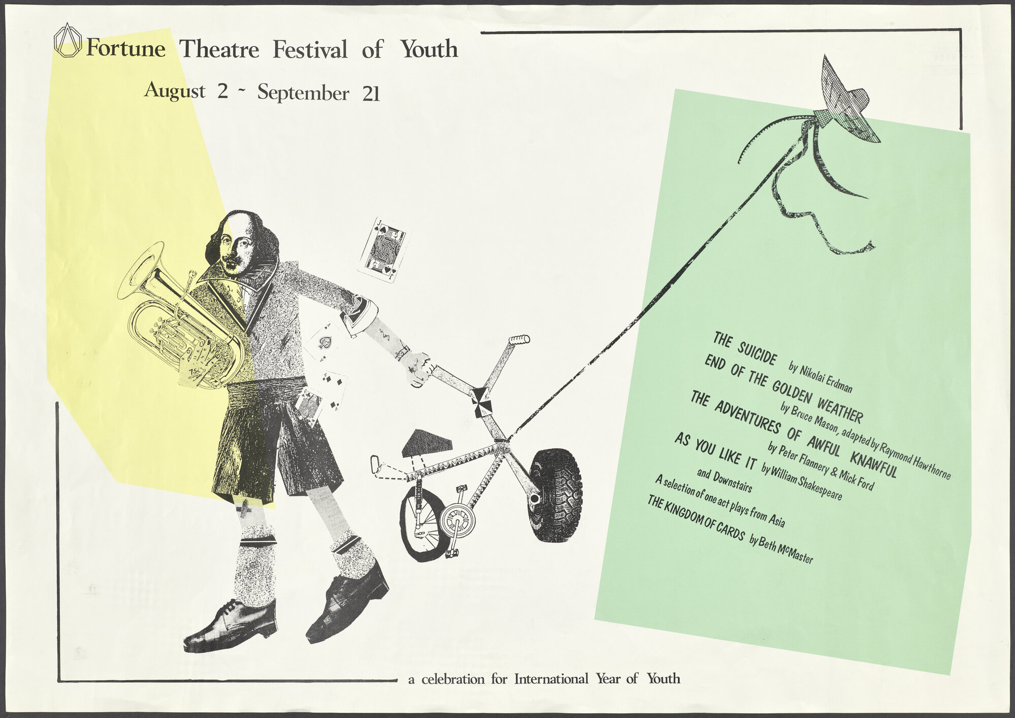 "Fortune Theatre Festival of Youth August 2 - September 21"