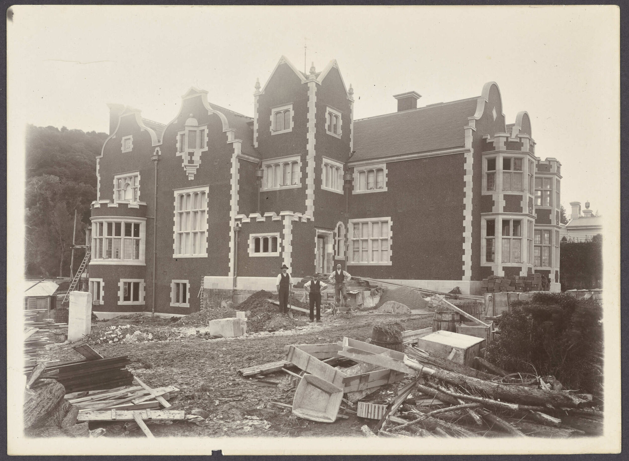 Olveston under construction