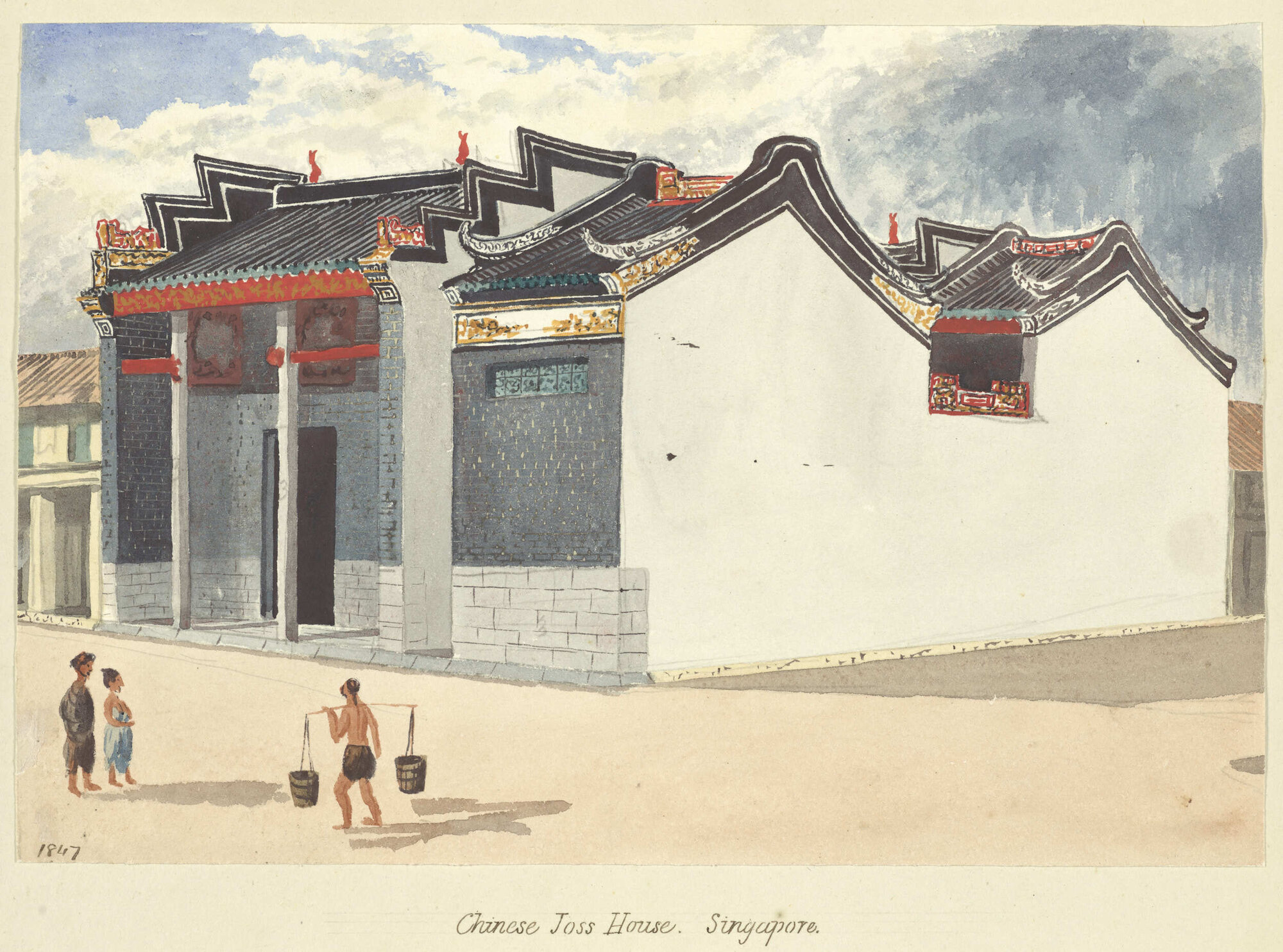 Chinese joss house, Singapore