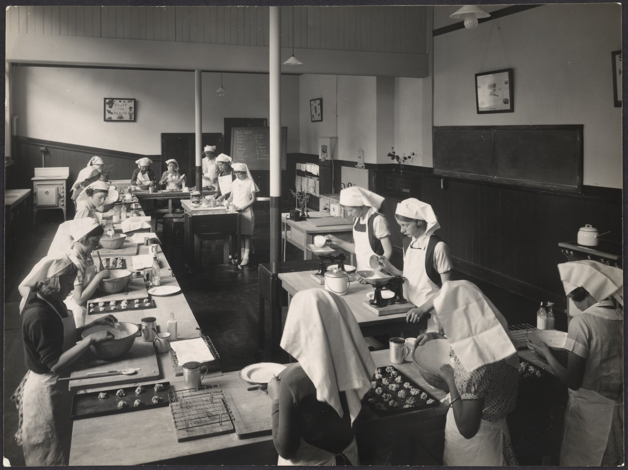 Home Science room, Moray Place Manual Training Centre