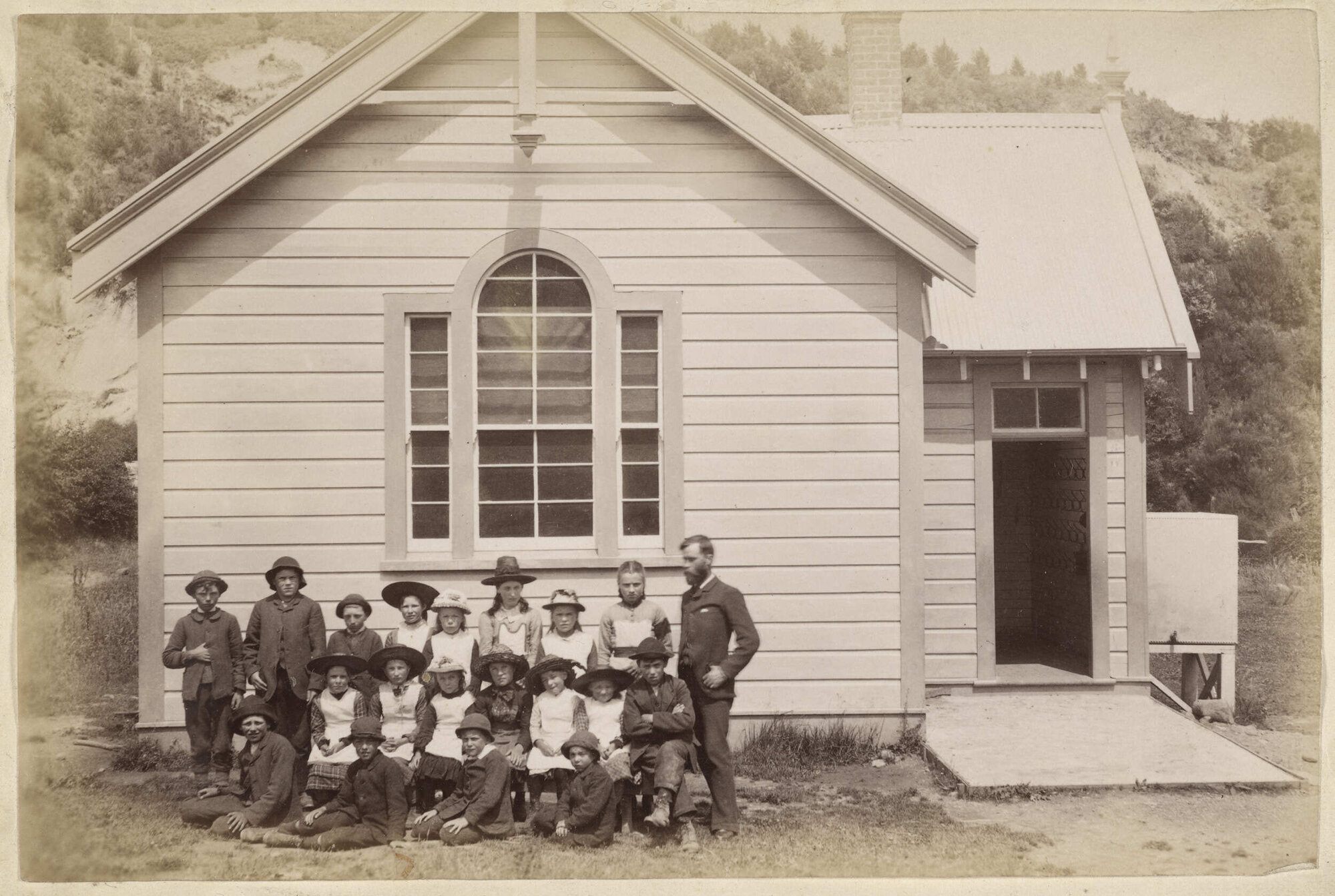 Whare Flat Schoolhouse, Master and Scholars