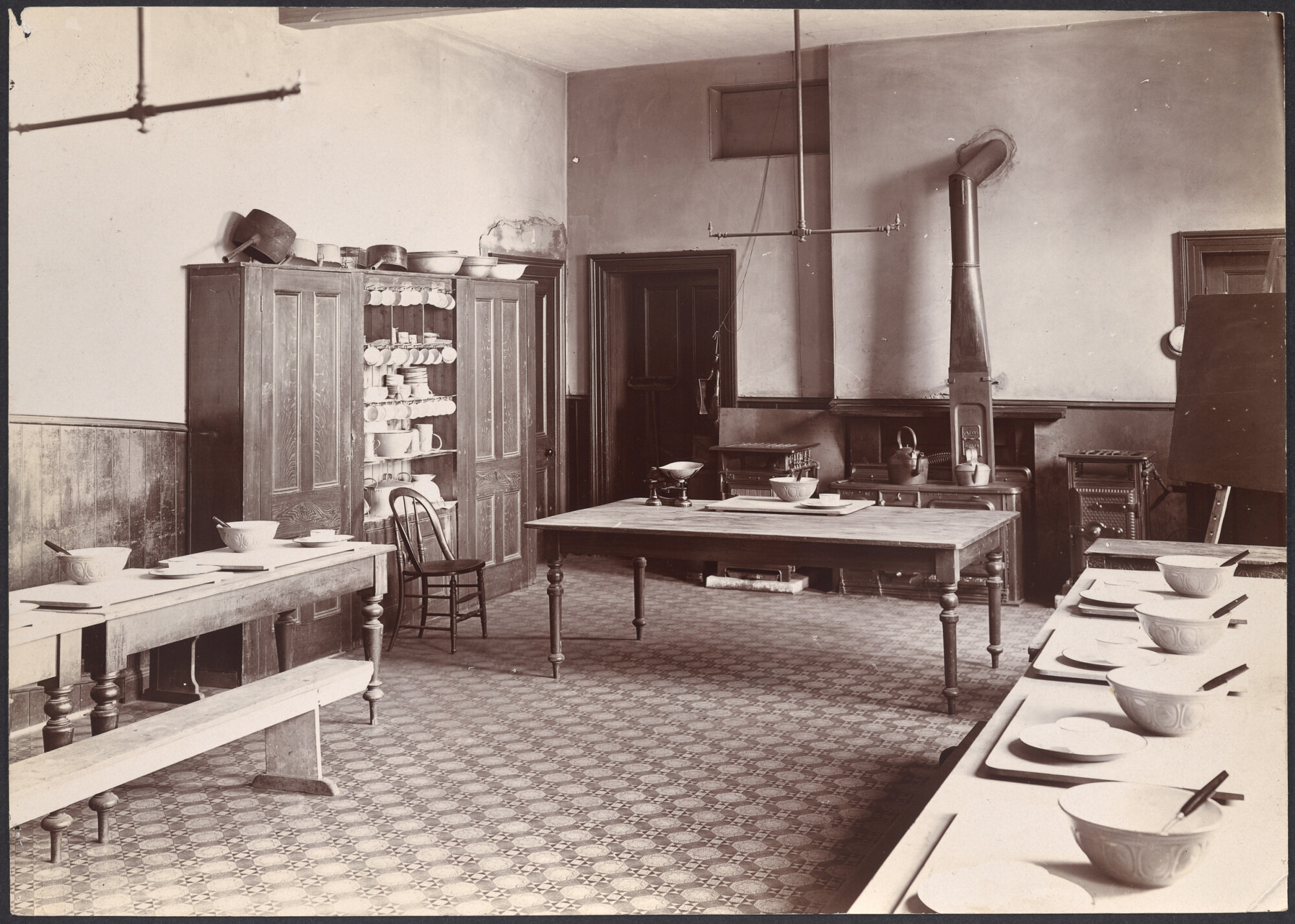 'Cookery class-room'