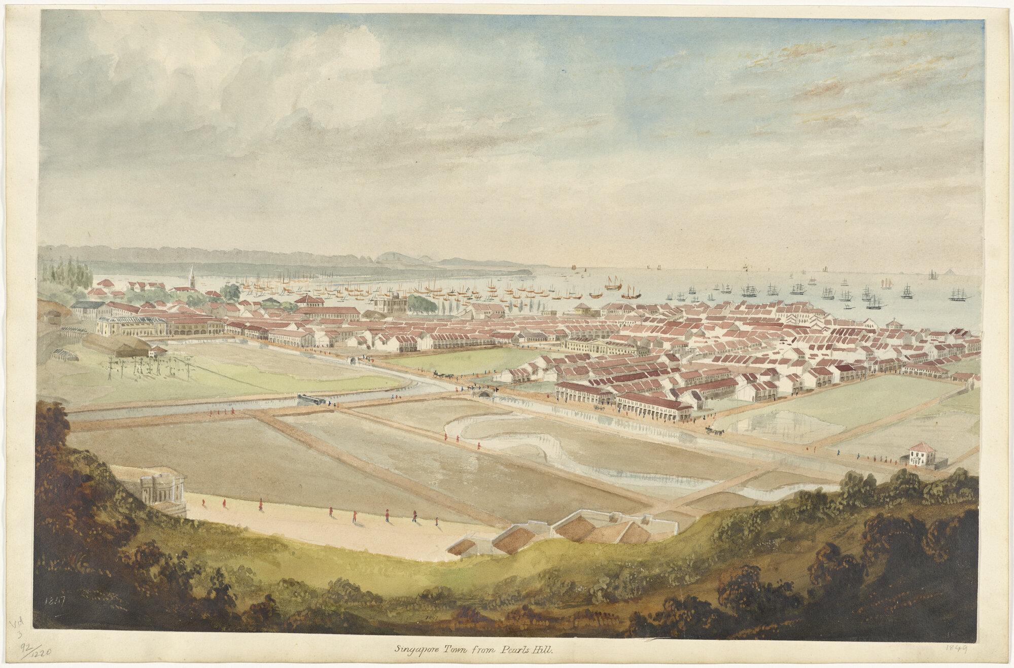 Singapore town from Pearls Hill