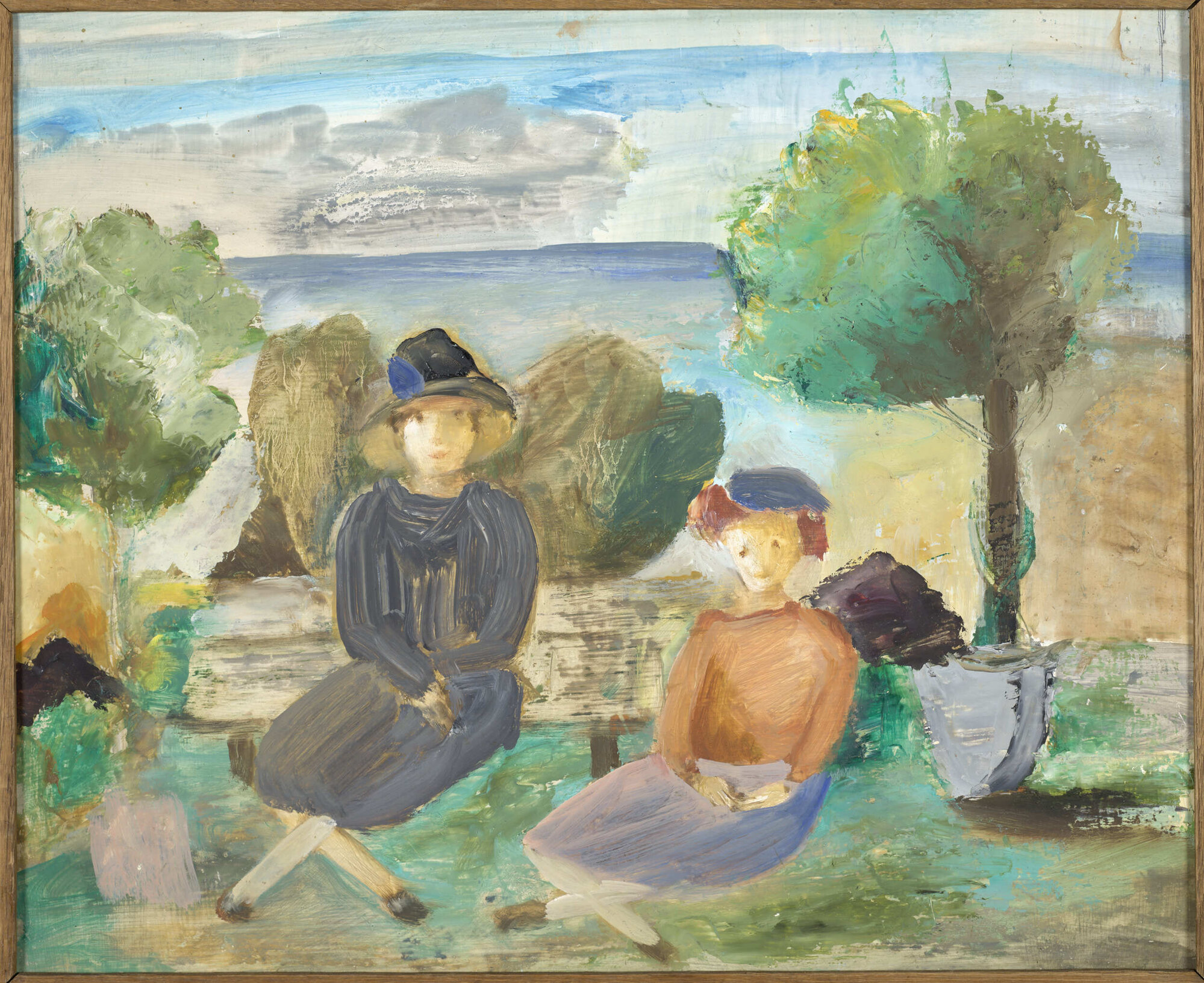Two Women in a Landscape