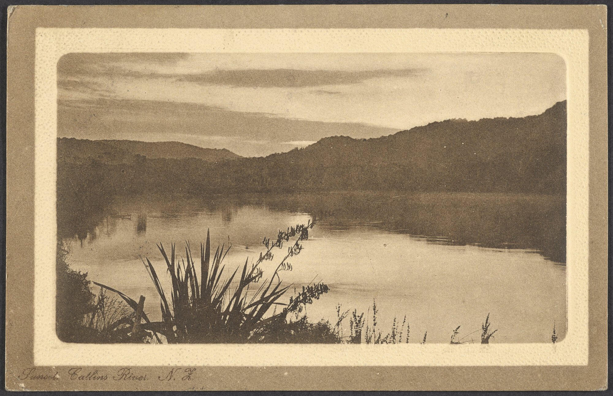 Sunset, Catlins River, N.Z.