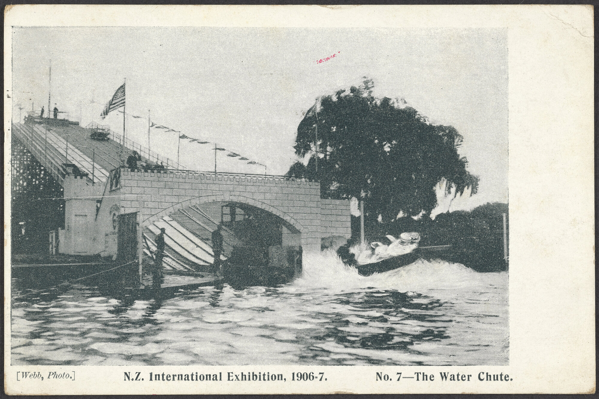 N.Z. International Exhibition, 1906-9.  No.7 - The Water Chute