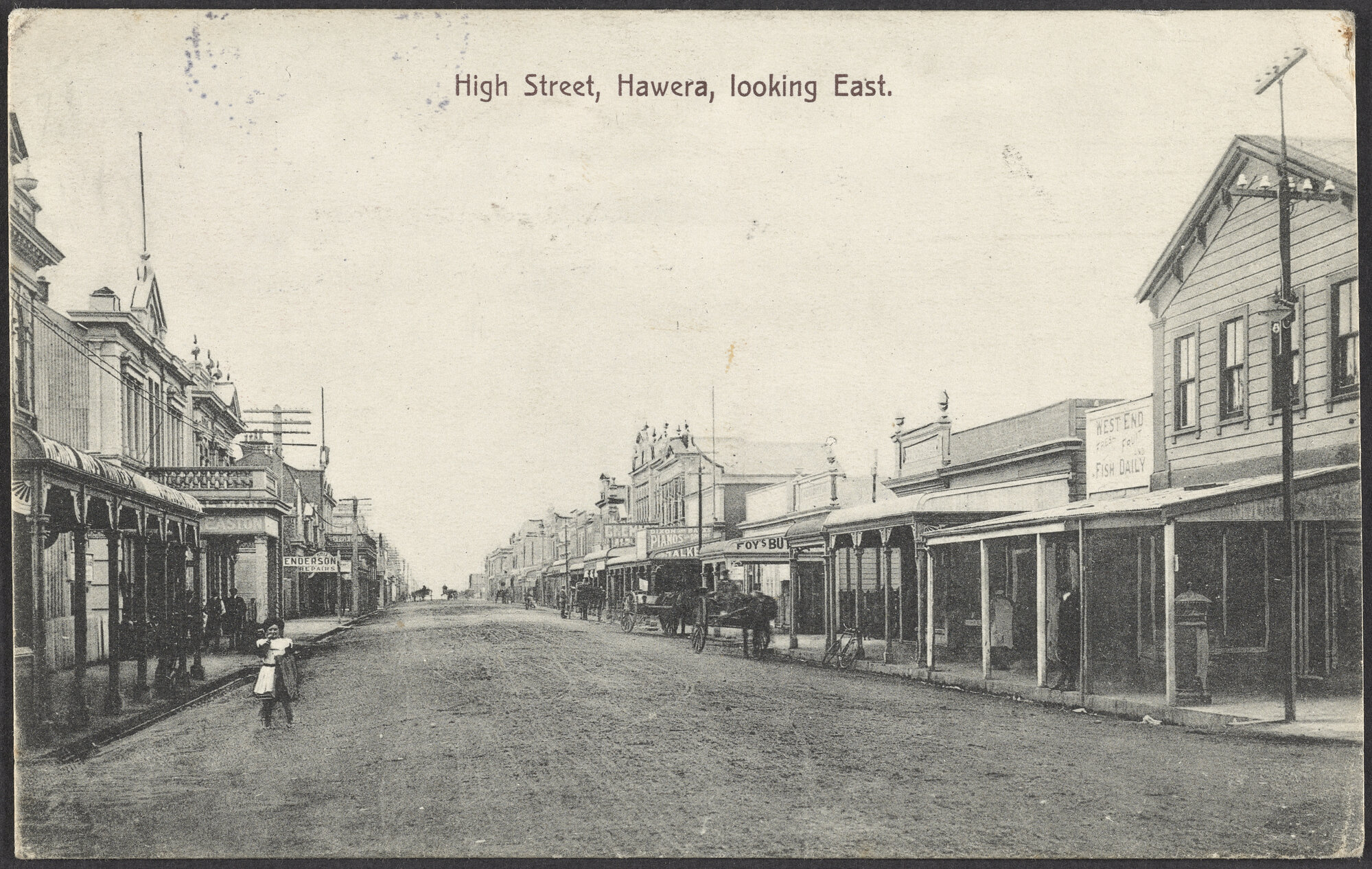 High Street, Hawera, looking East