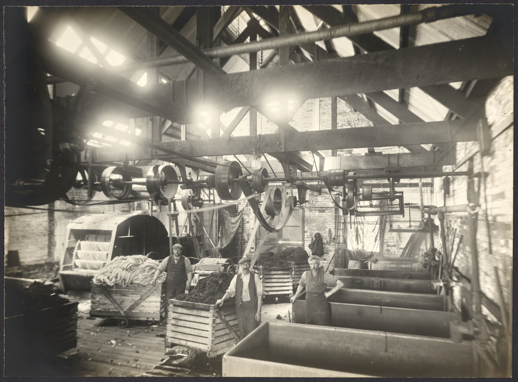 Wool carding area (?)