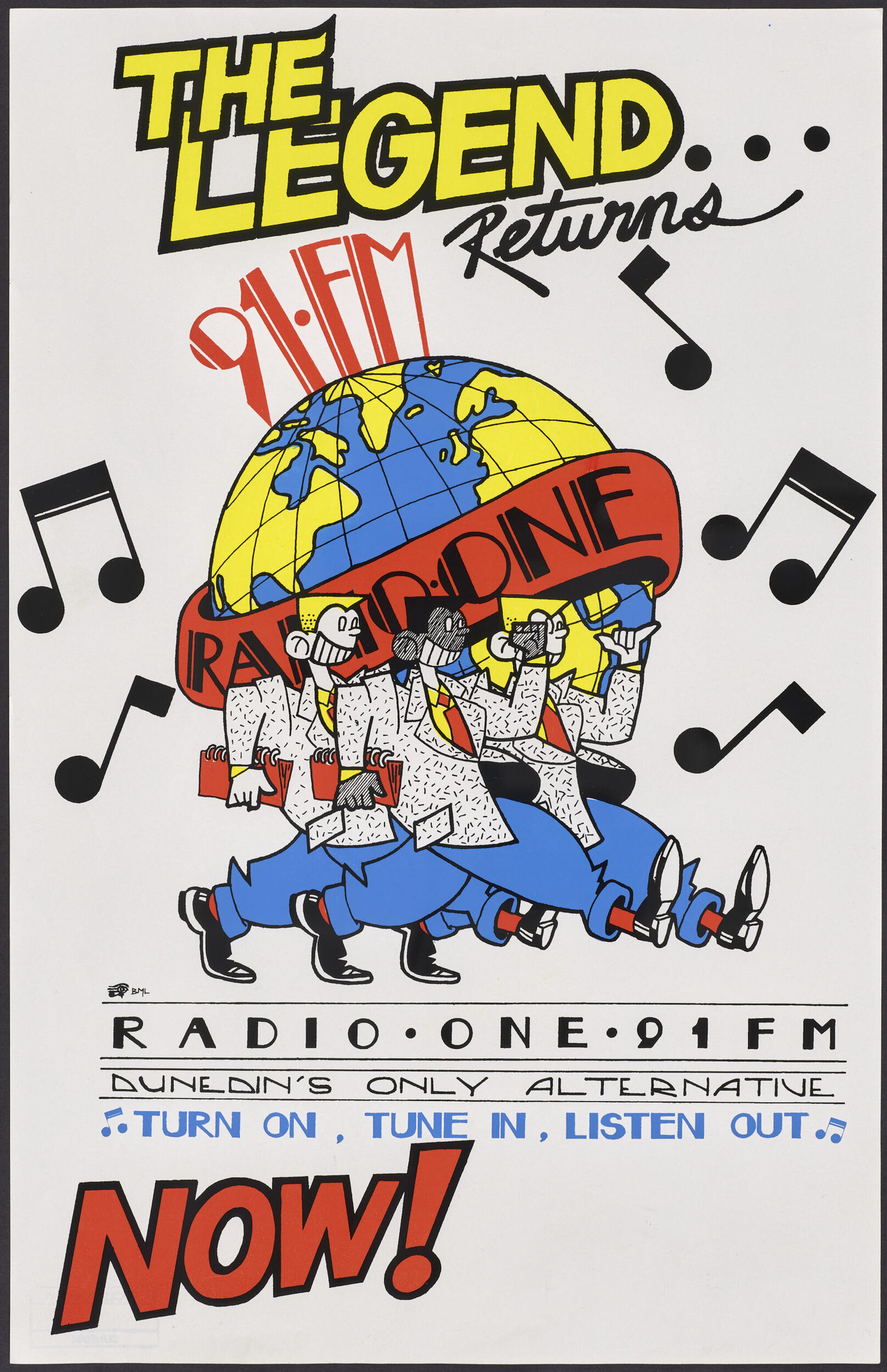 "The Legend... Returns 91FM Radio One"