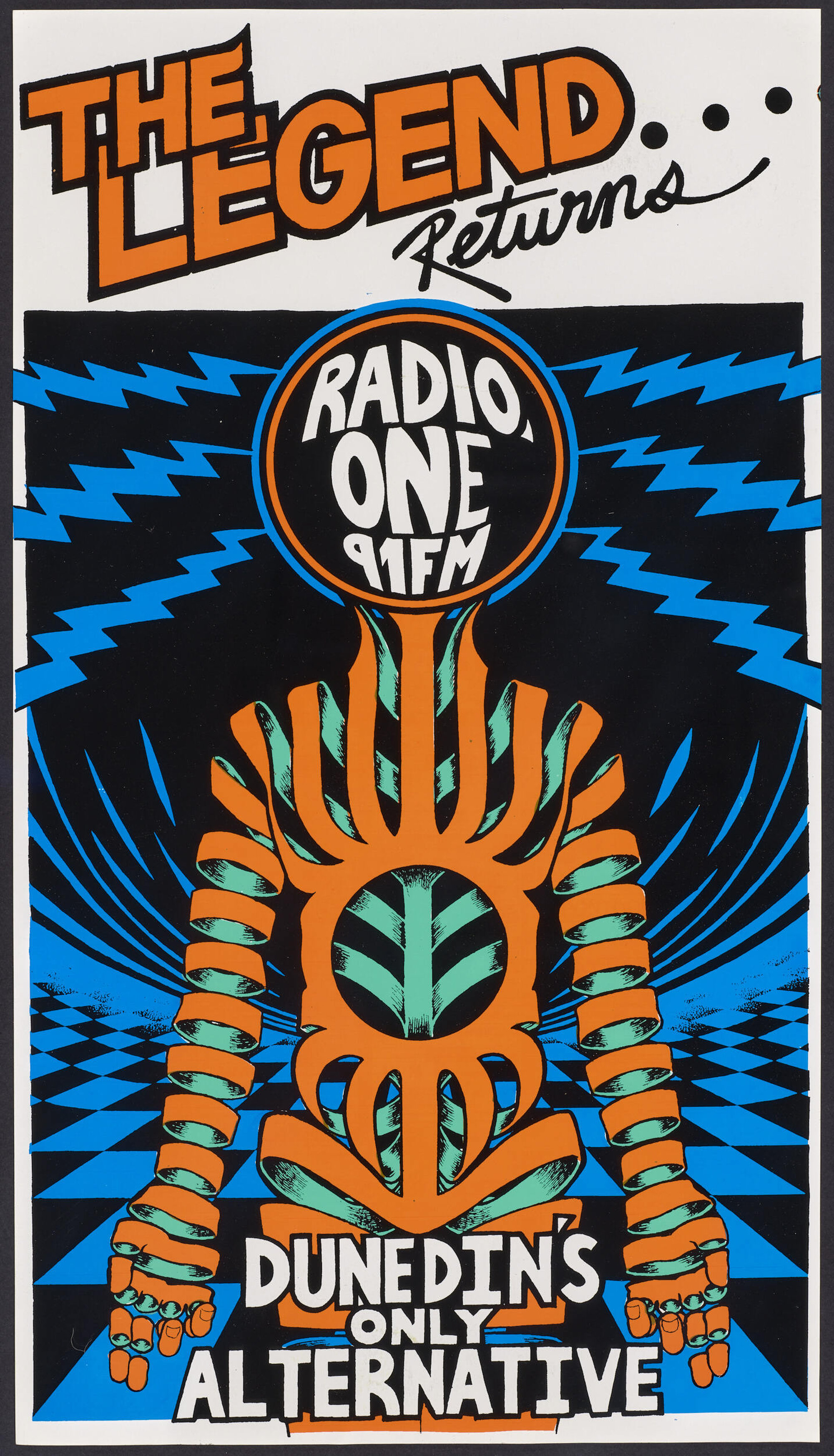 "The Legend... Returns Radio One 91FM"